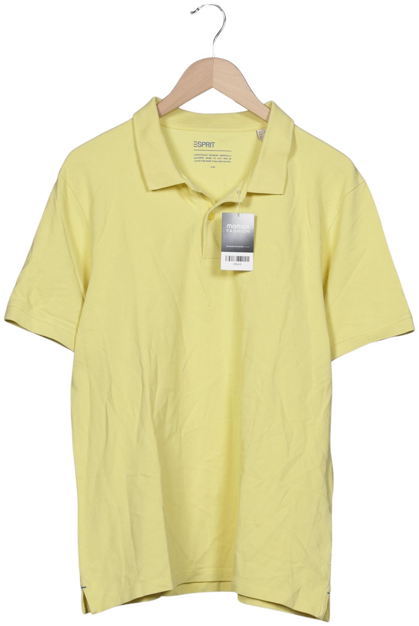 

Esprit Herren Poloshirt, gelb, Gr. 54