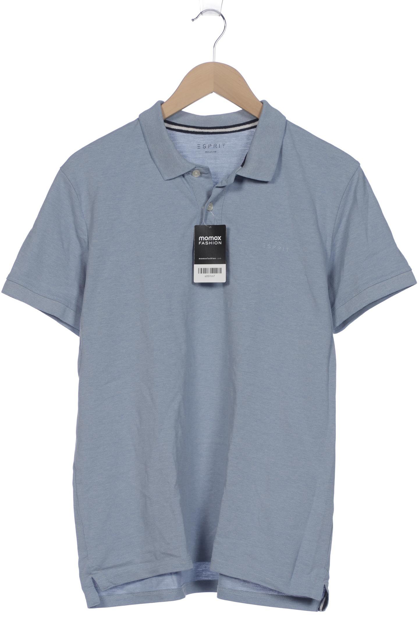 

Esprit Herren Poloshirt, hellblau, Gr. 52