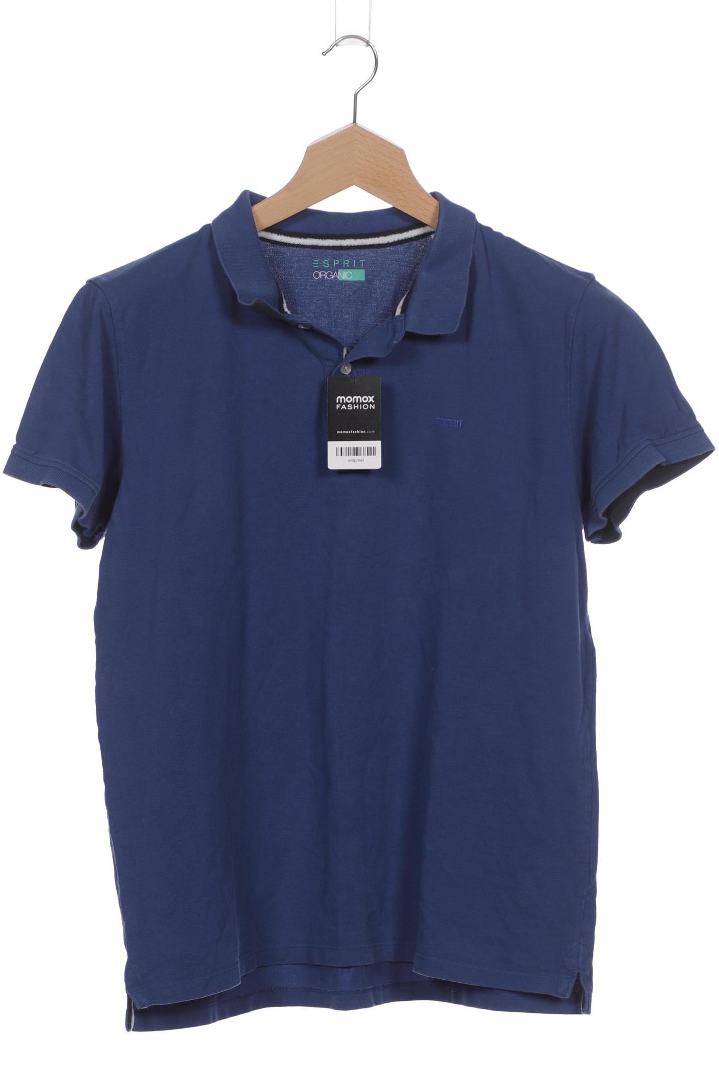 

Esprit Herren Poloshirt, blau, Gr. 56
