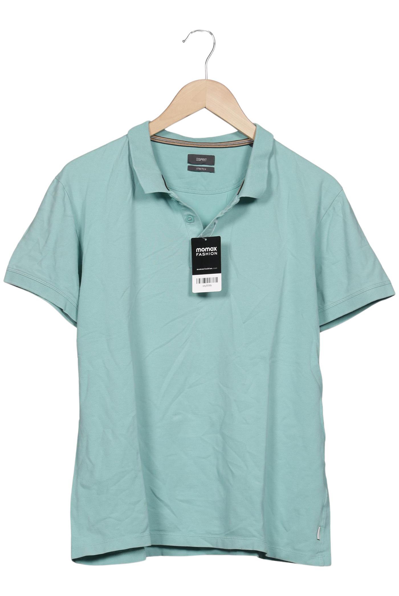 

Esprit Herren Poloshirt, türkis, Gr. 54