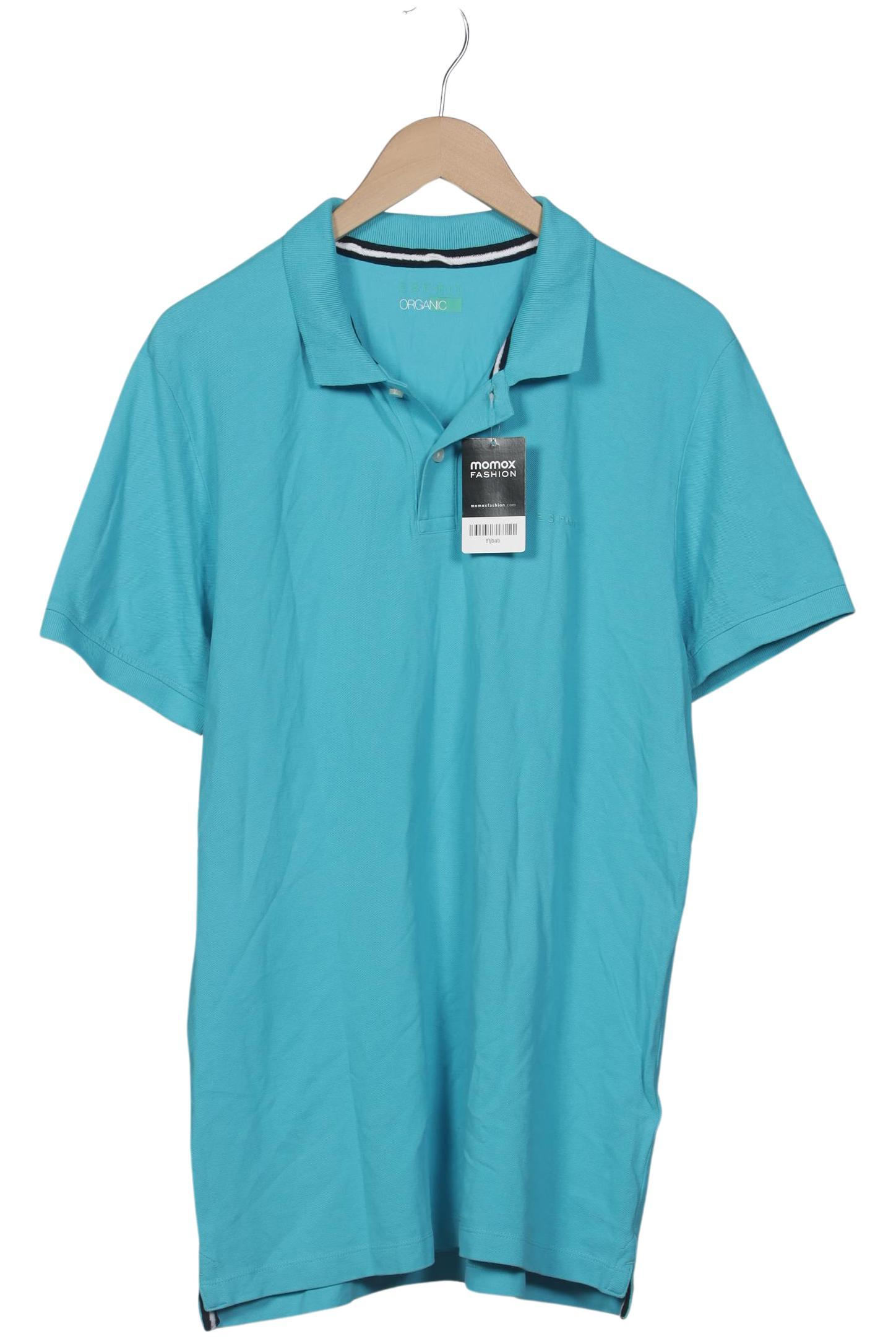 

Esprit Herren Poloshirt, türkis, Gr. 54