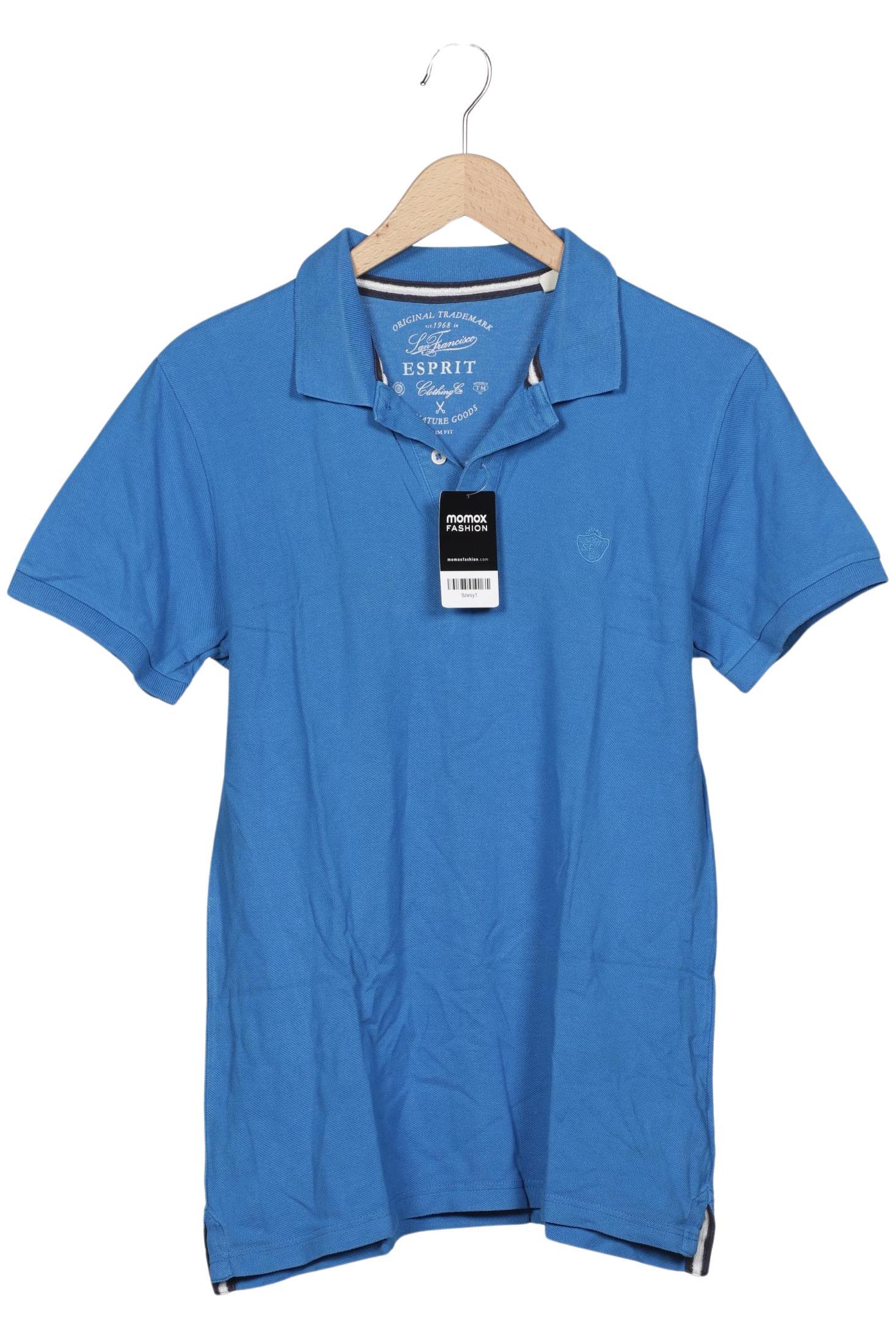 

Esprit Herren Poloshirt, blau, Gr. 52