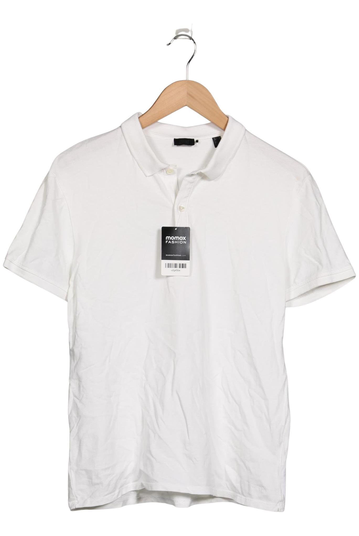 

Esprit Herren Poloshirt, weiß, Gr. 48
