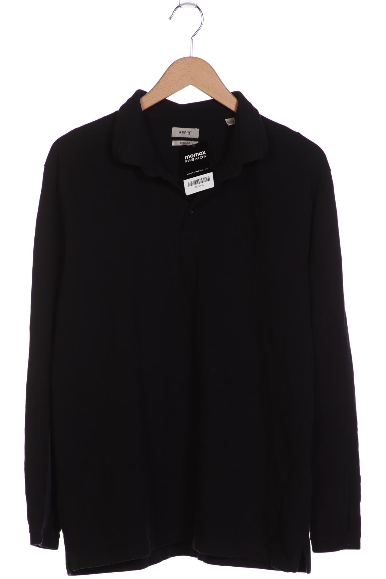 

Esprit Herren Poloshirt, schwarz, Gr. 52