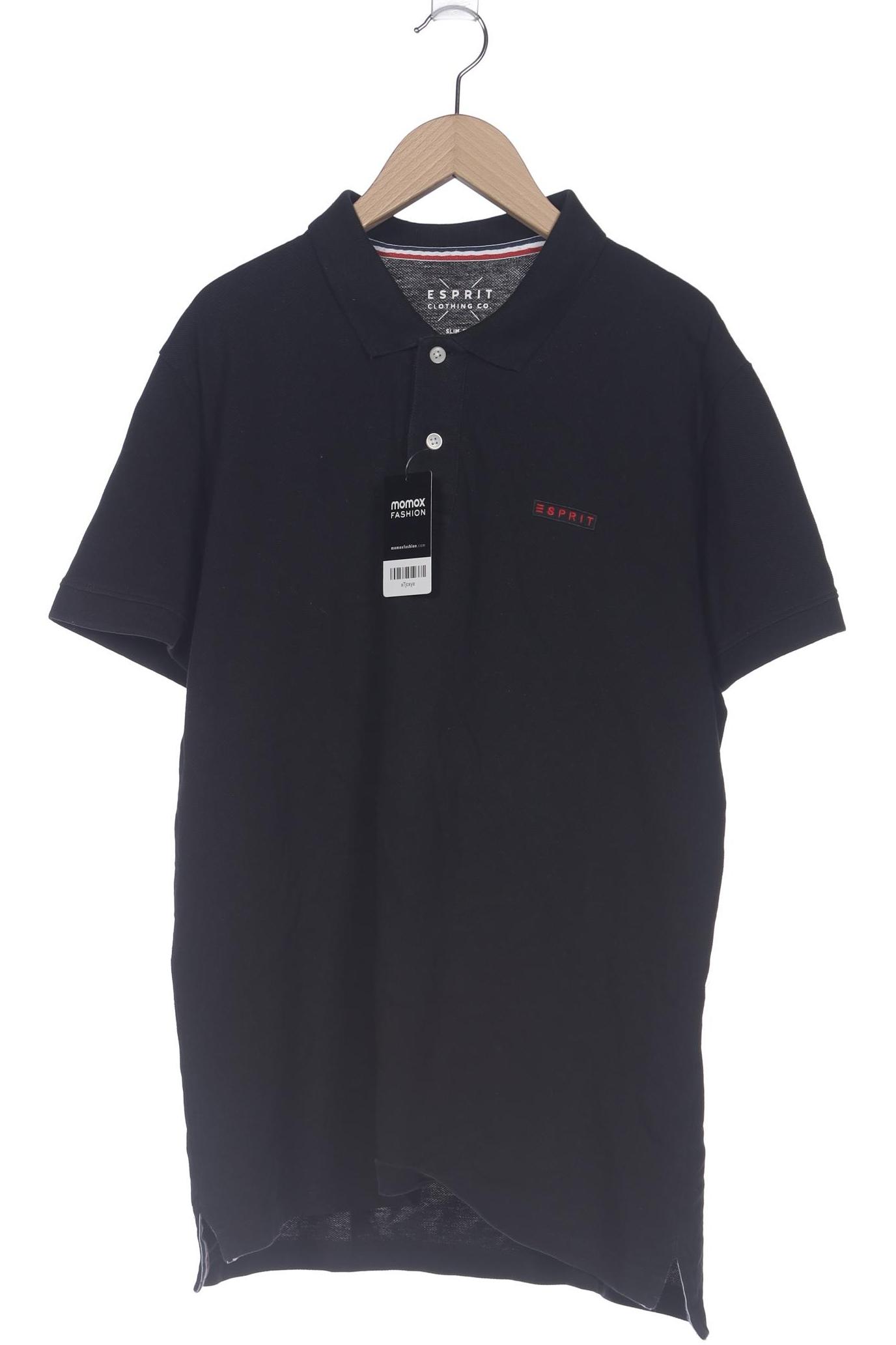 

Esprit Herren Poloshirt, schwarz, Gr. 52