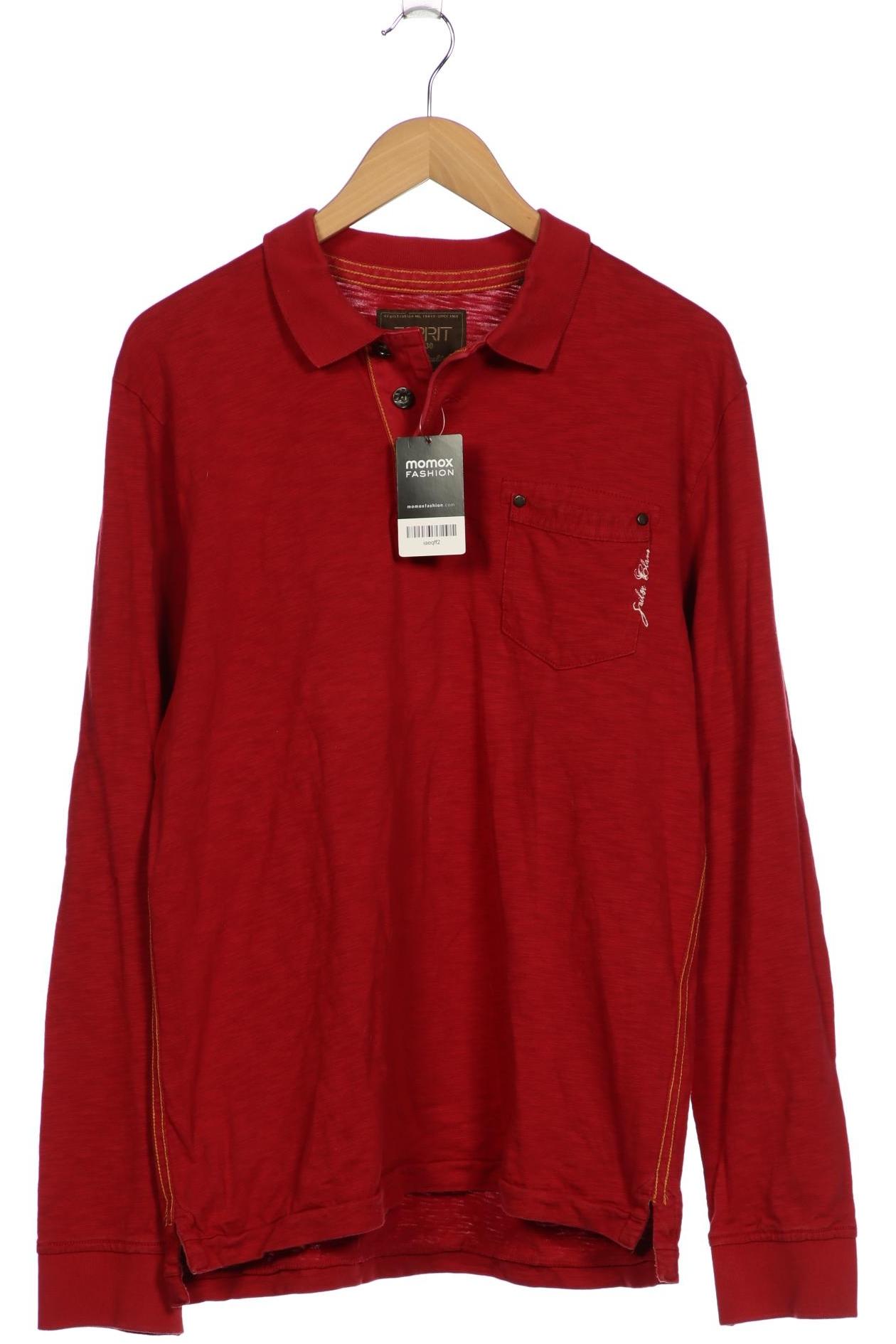 

Esprit Herren Poloshirt, bordeaux, Gr. 52