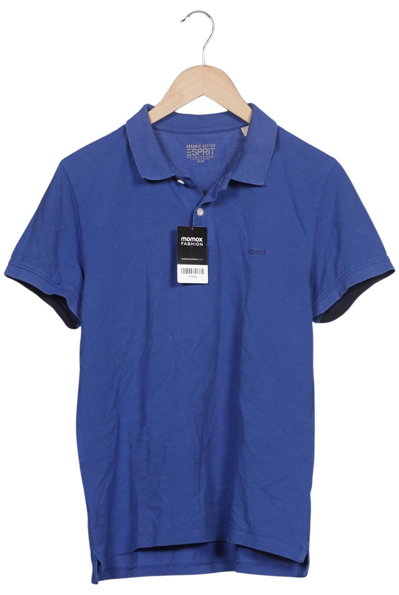 

Esprit Herren Poloshirt, blau, Gr. 48