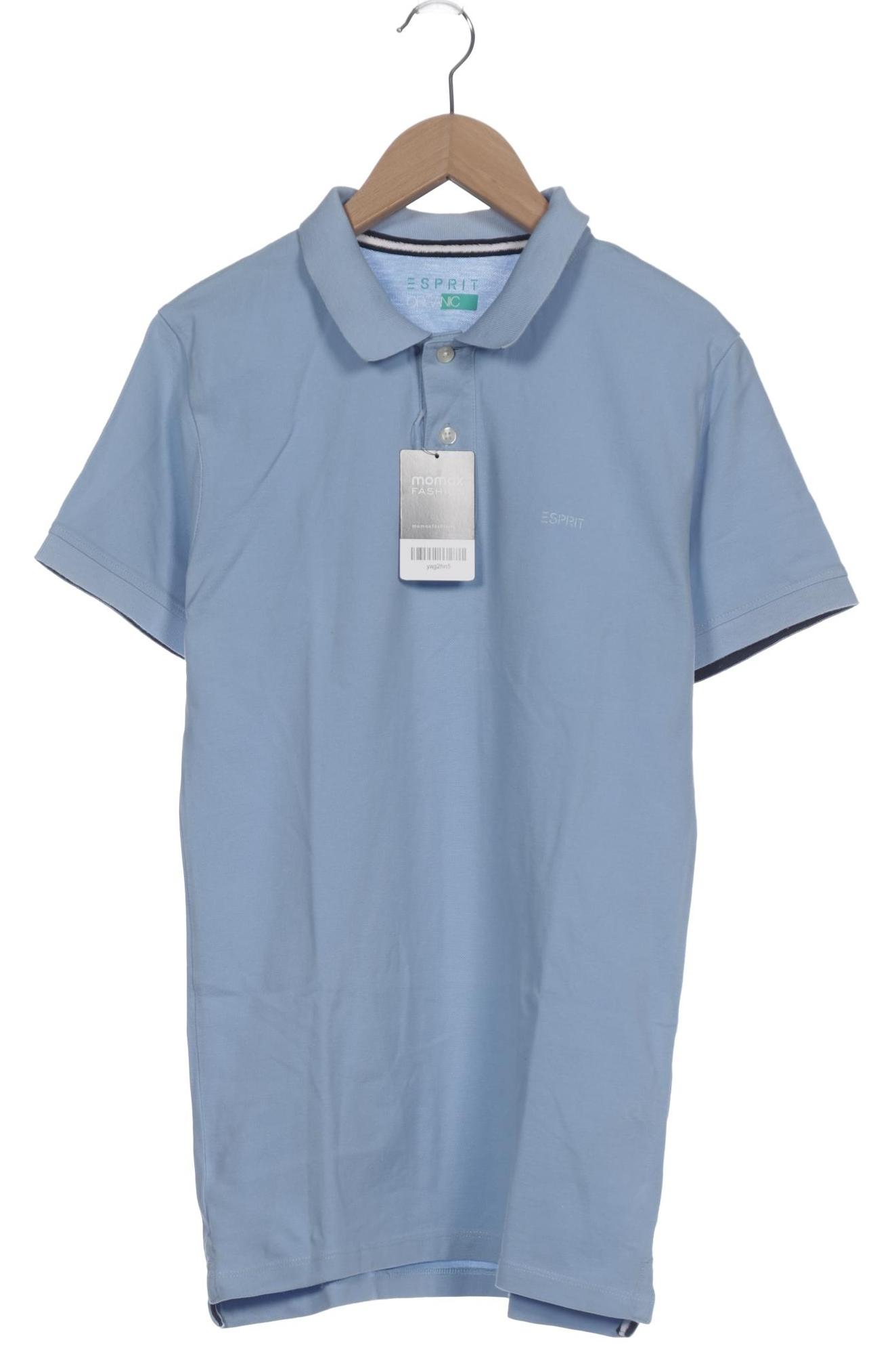 

Esprit Herren Poloshirt, blau, Gr. 46