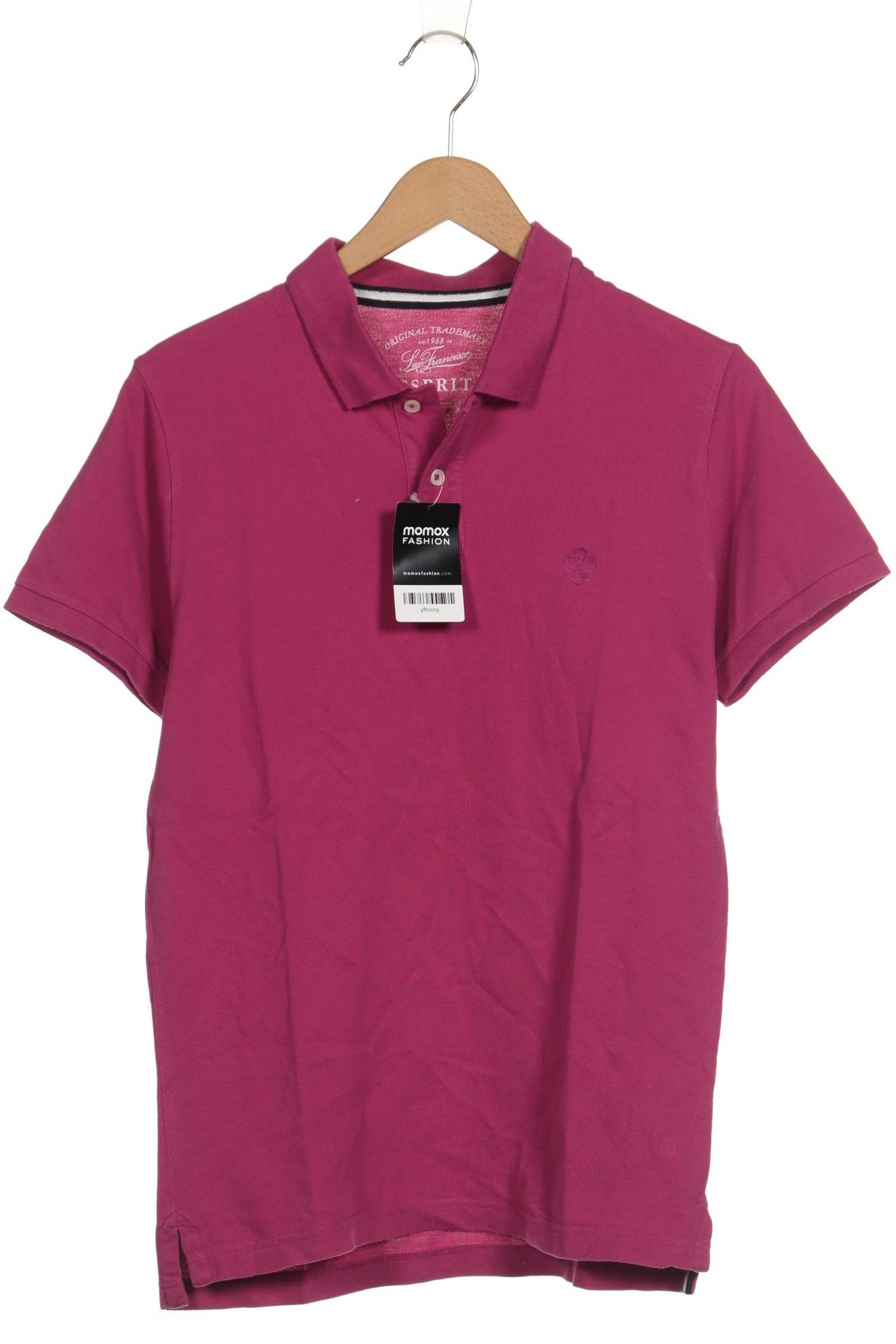 

Esprit Herren Poloshirt, pink, Gr. 52