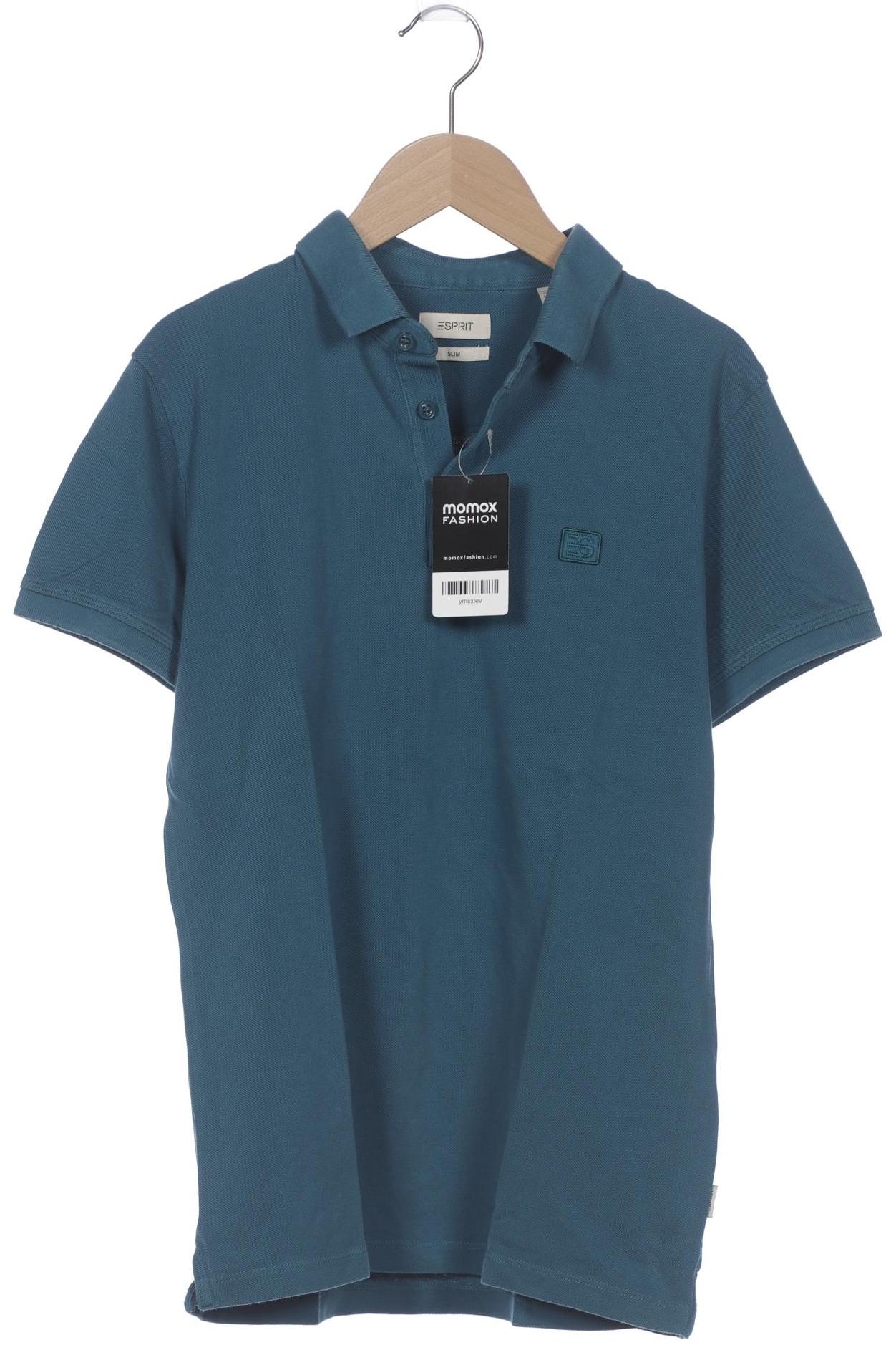 

Esprit Herren Poloshirt, blau, Gr. 46