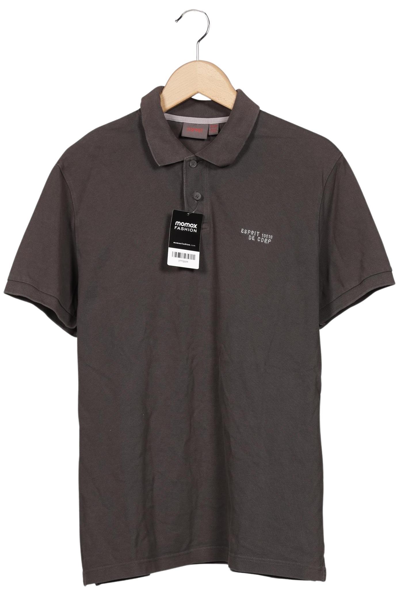 

Esprit Herren Poloshirt, grau, Gr. 52