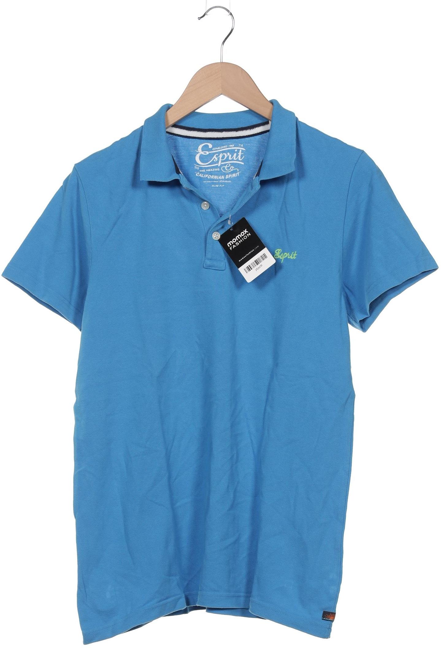 

Esprit Herren Poloshirt, blau, Gr. 52