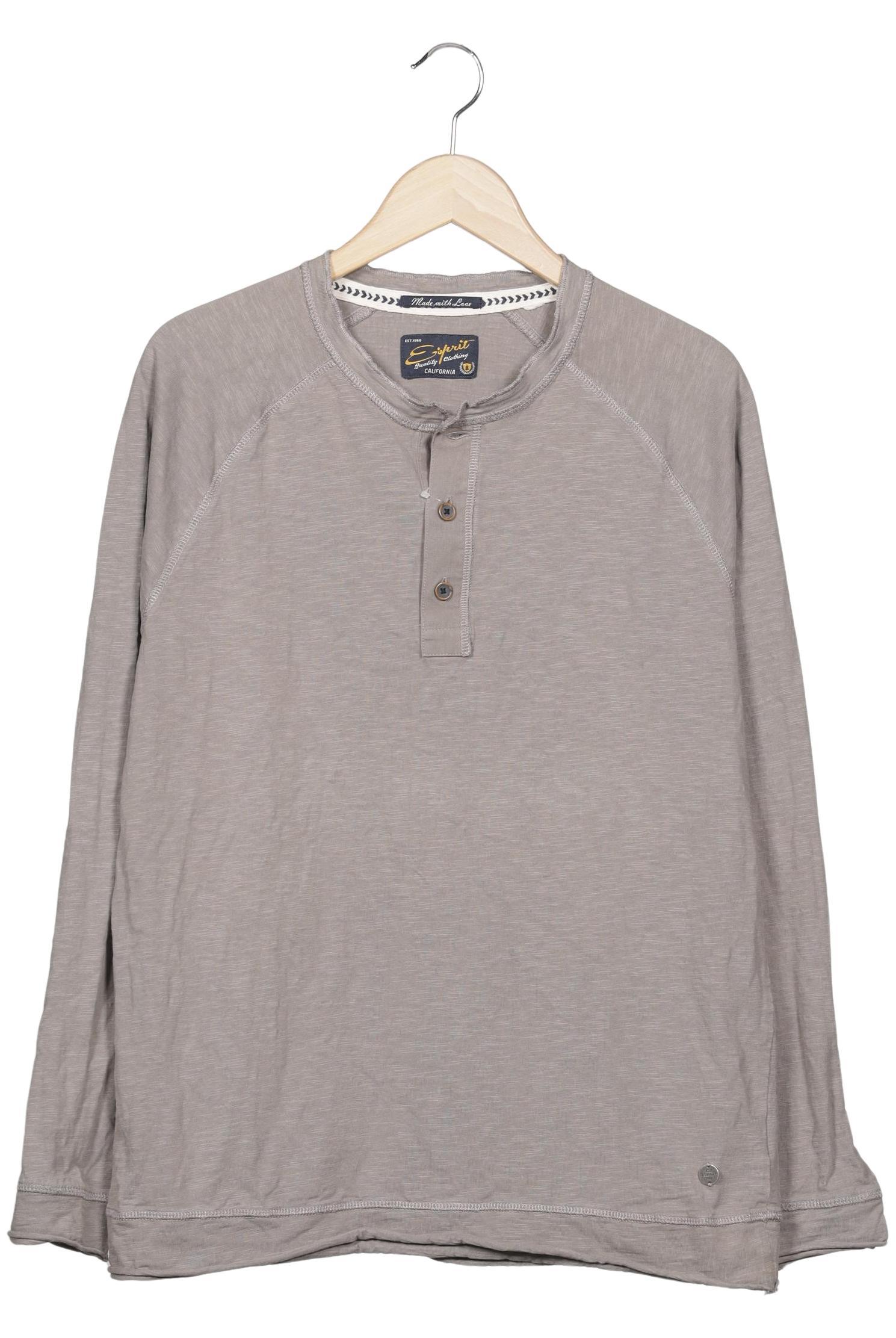 

Esprit Herren Poloshirt, grau, Gr. 52