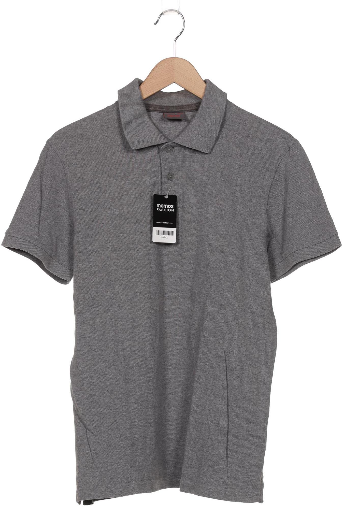 

Esprit Herren Poloshirt, grau, Gr. 52