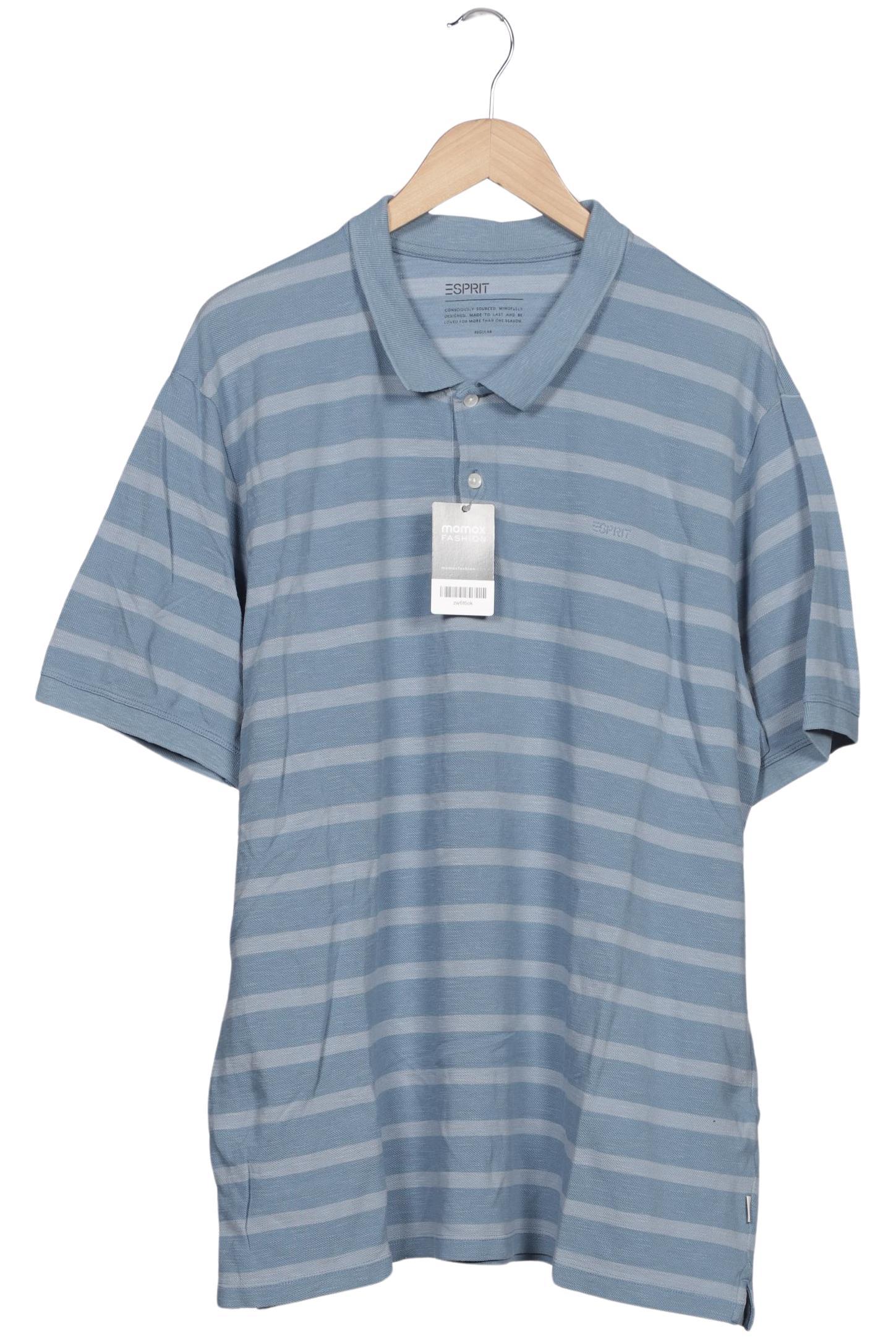 

Esprit Herren Poloshirt, blau, Gr. 56