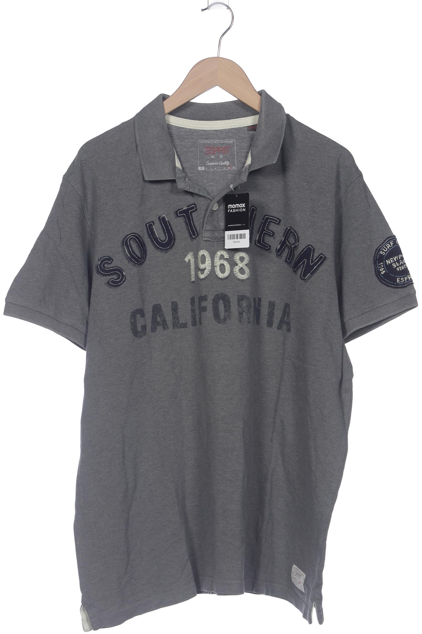 

Esprit Herren Poloshirt, grau, Gr. 56