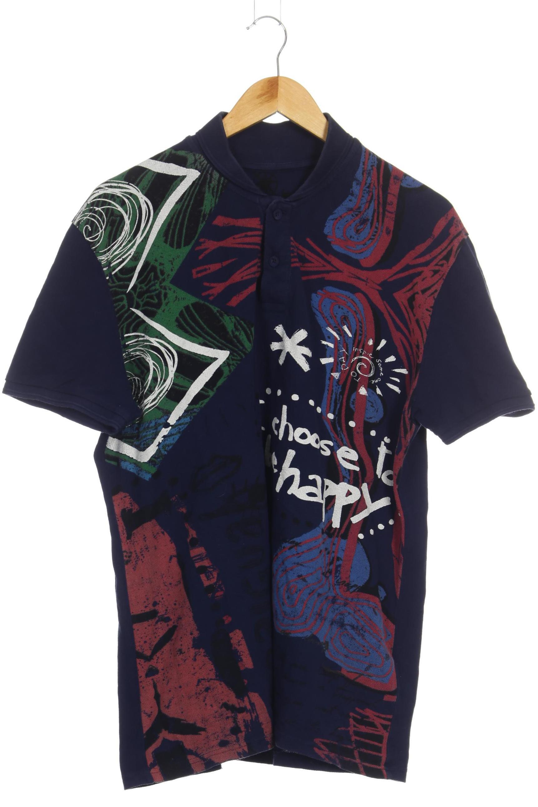 

Desigual Herren Poloshirt, blau, Gr.