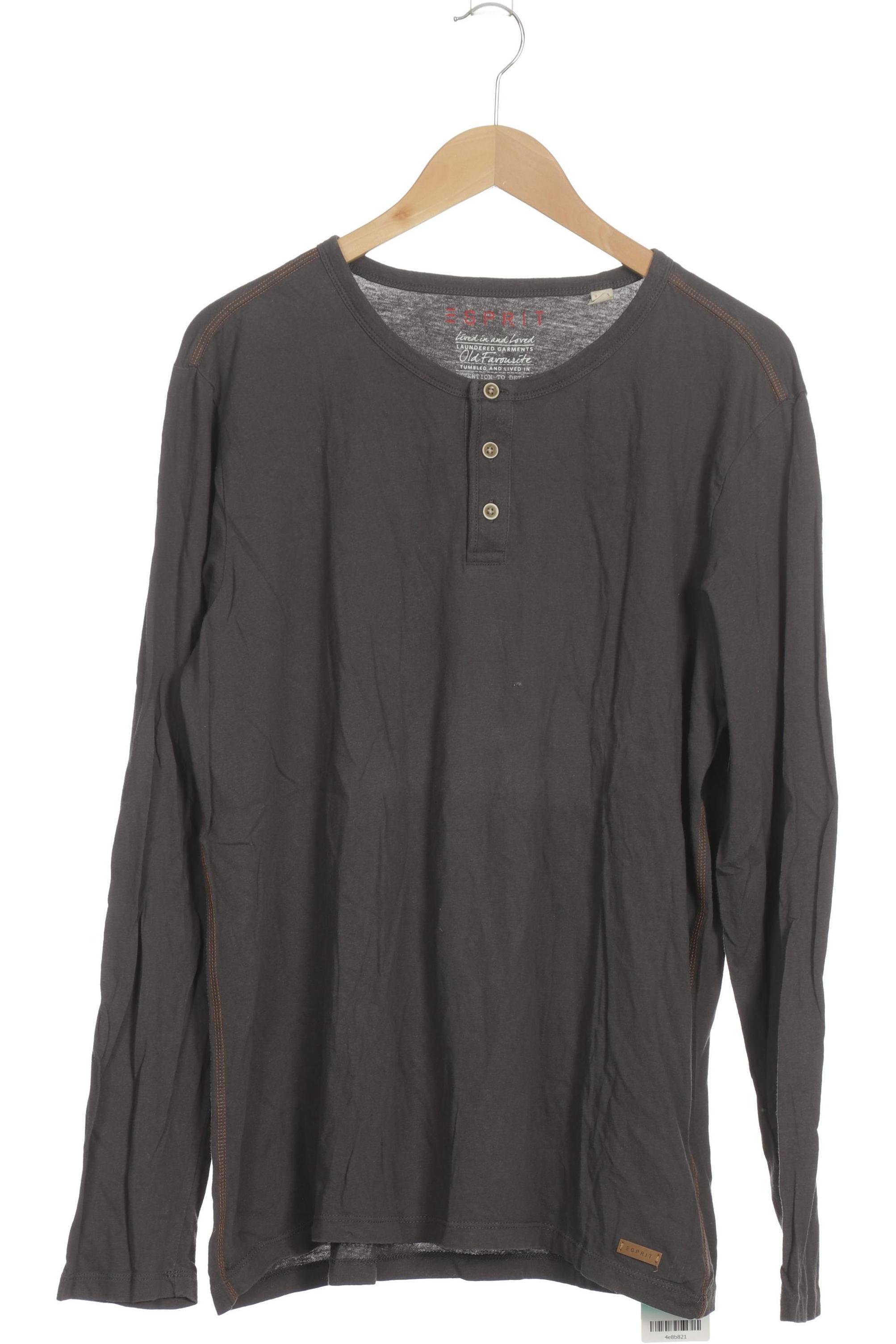

Esprit Herren Langarmshirt, grau, Gr.