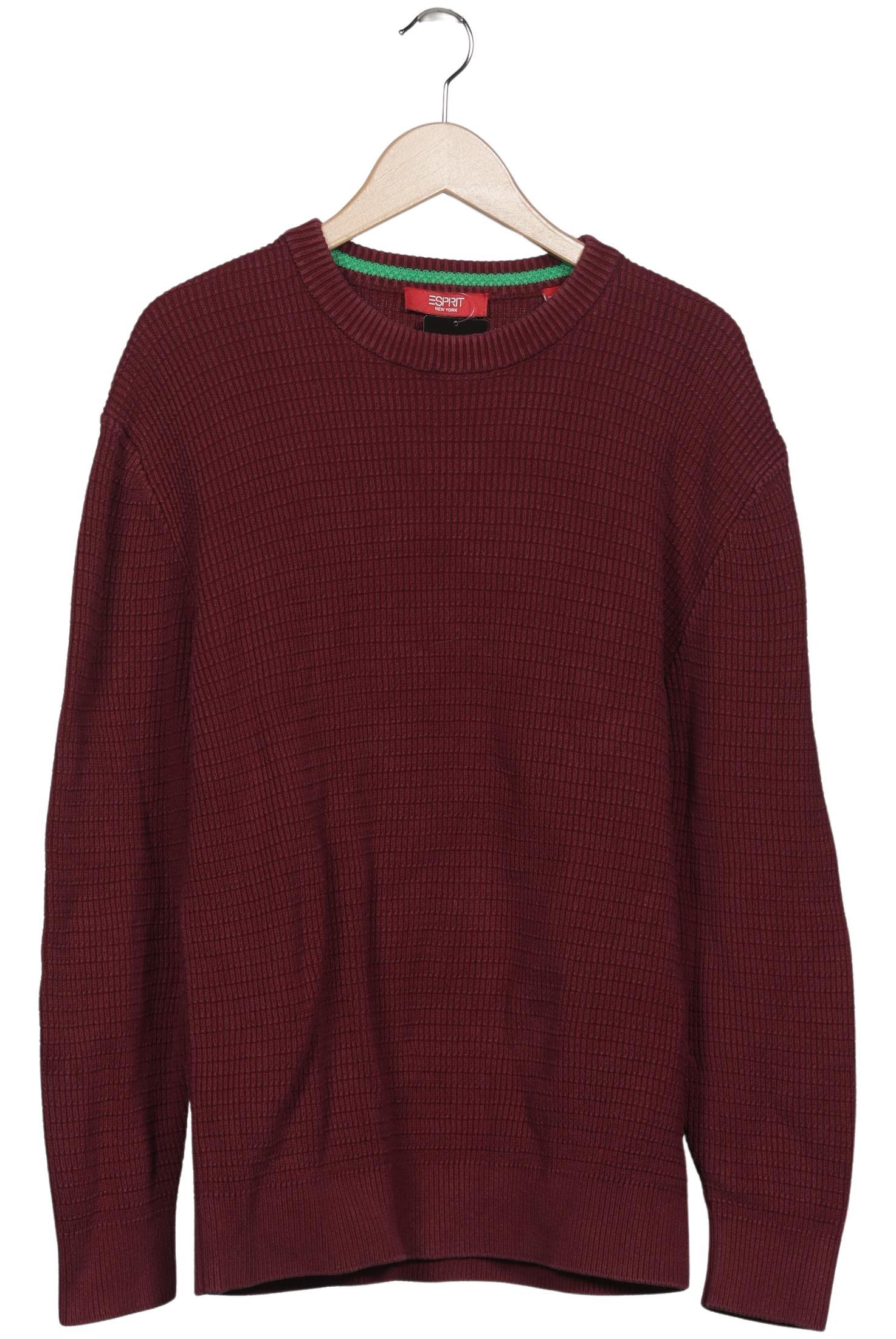 

Esprit Herren Pullover, bordeaux, Gr. 48