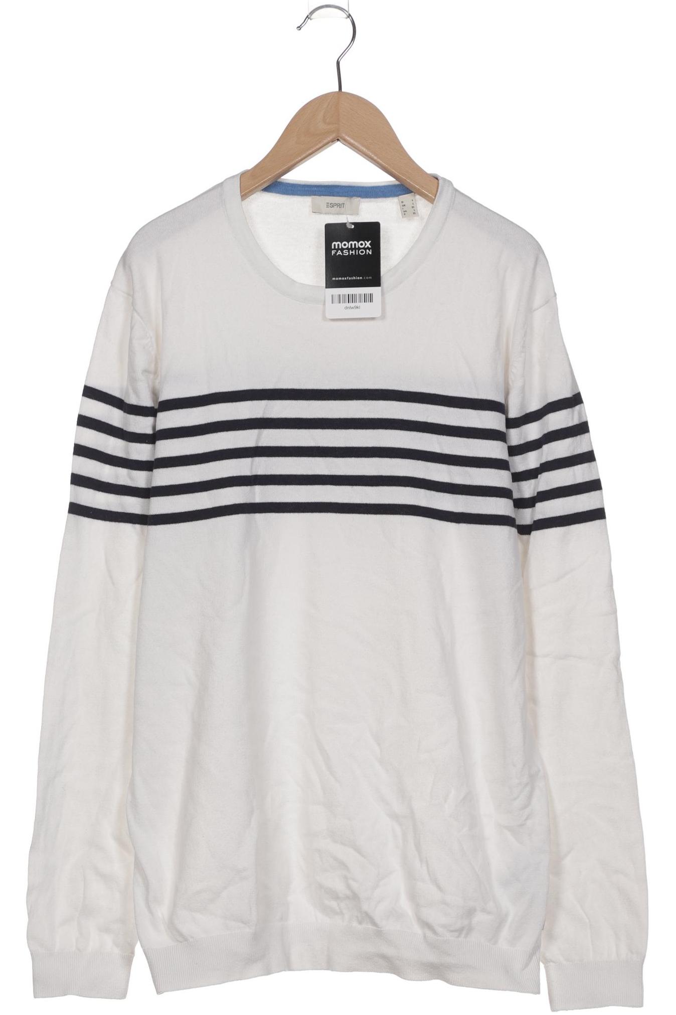 

Esprit Herren Pullover, weiß, Gr. 52