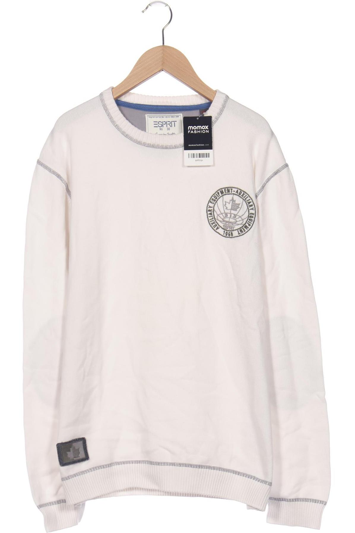 

Esprit Herren Pullover, weiß, Gr. 54