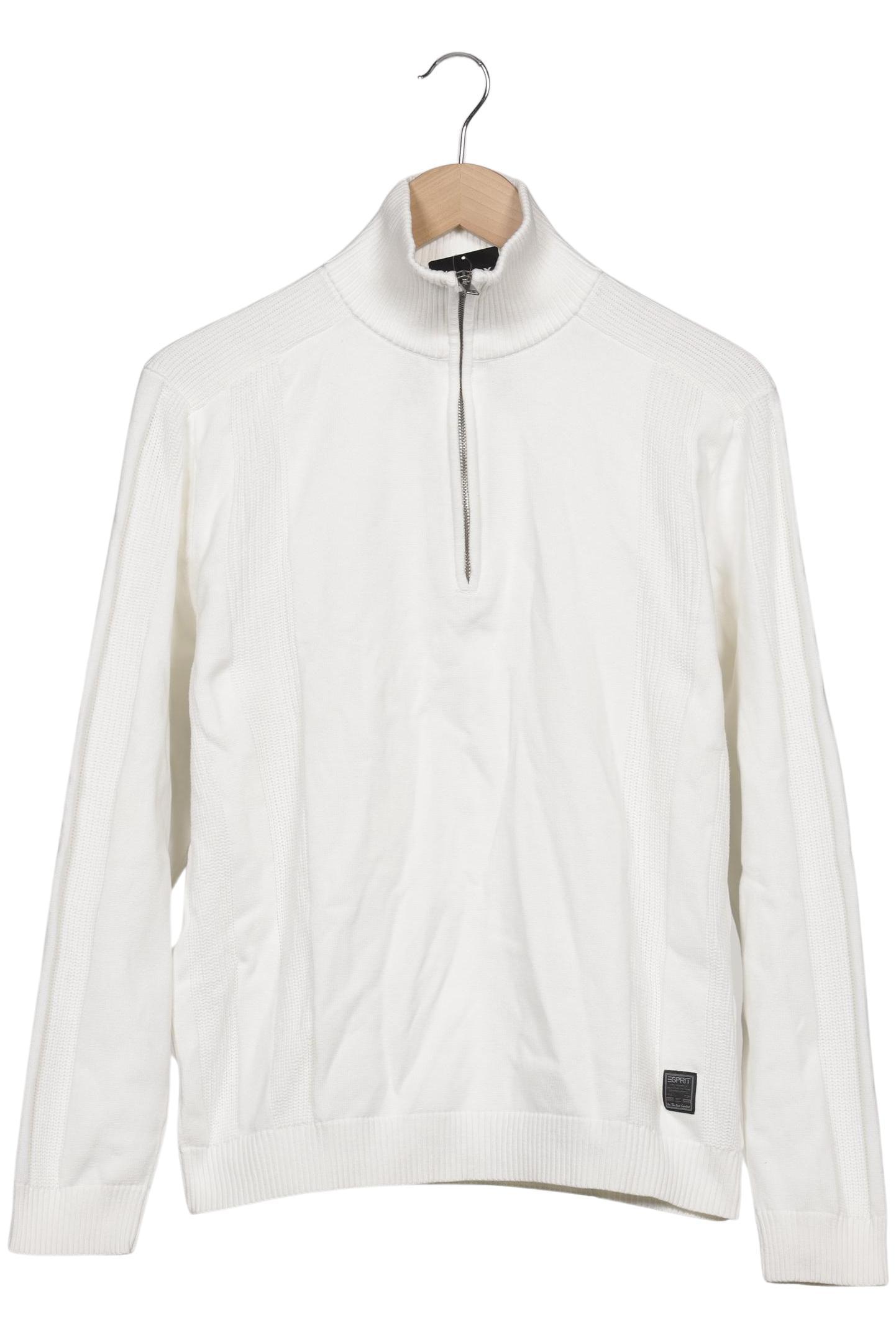 

Esprit Herren Pullover, weiß, Gr. 52