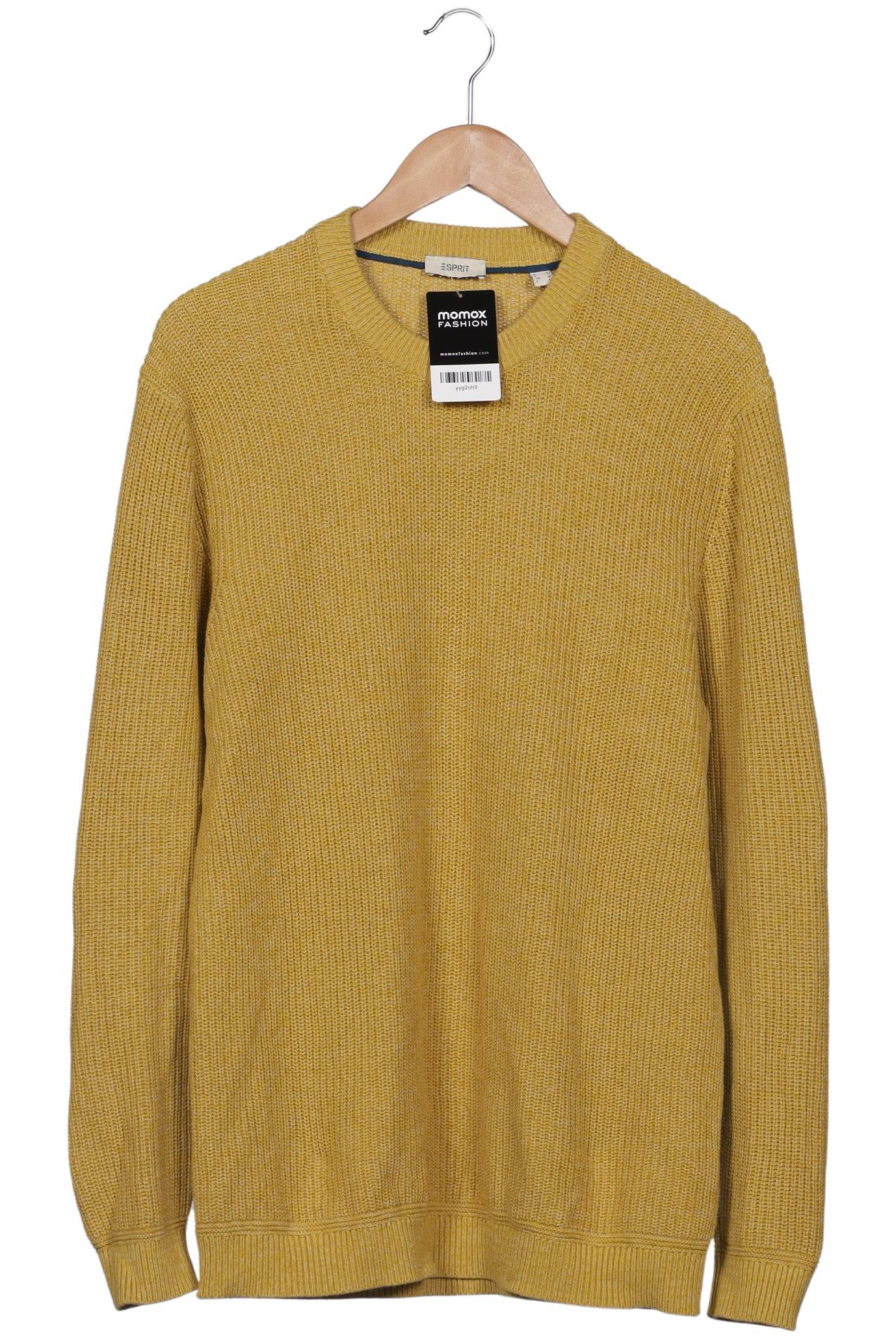 

Esprit Herren Pullover, gelb, Gr. 48