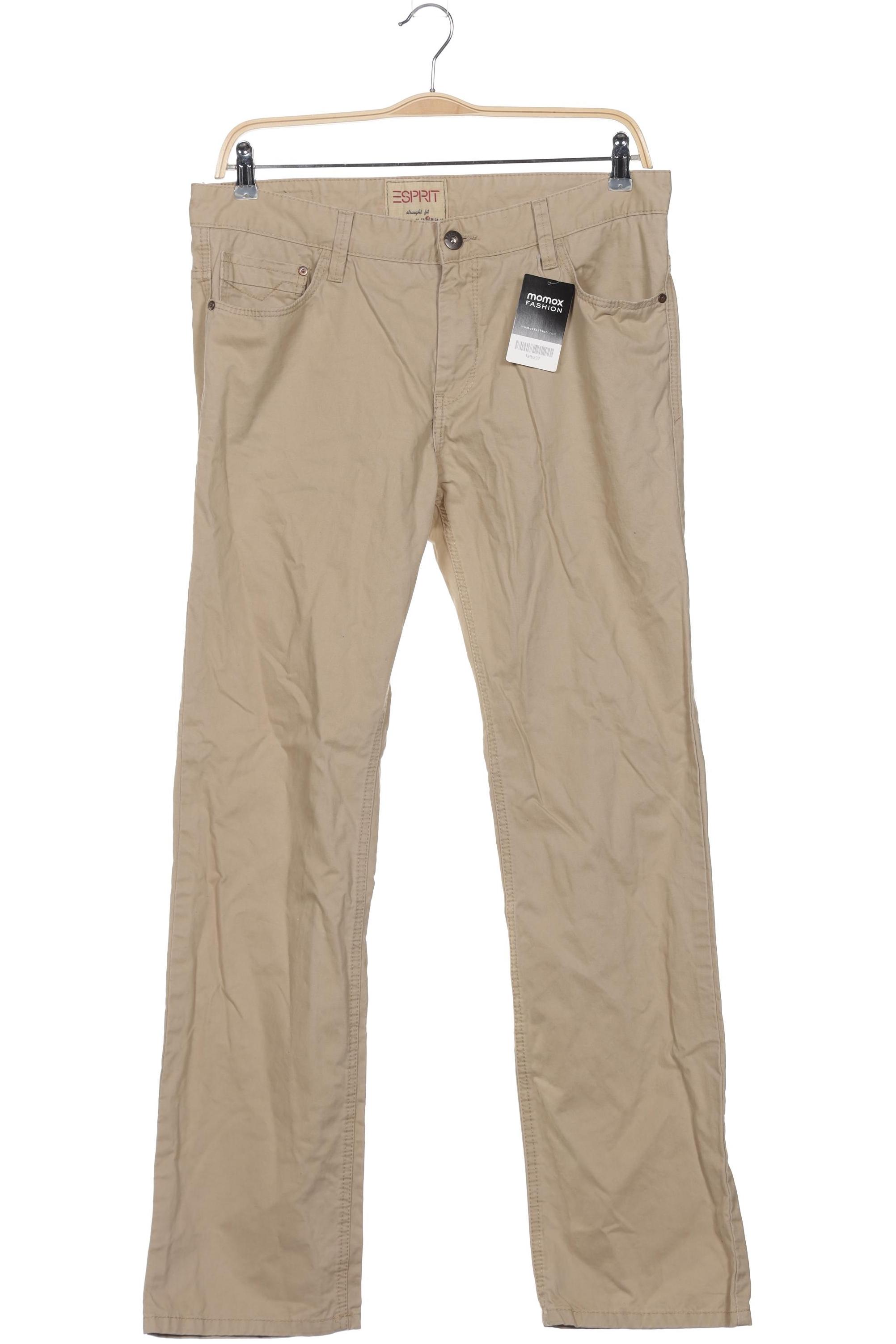 

Esprit Herren Stoffhose, beige, Gr. 34