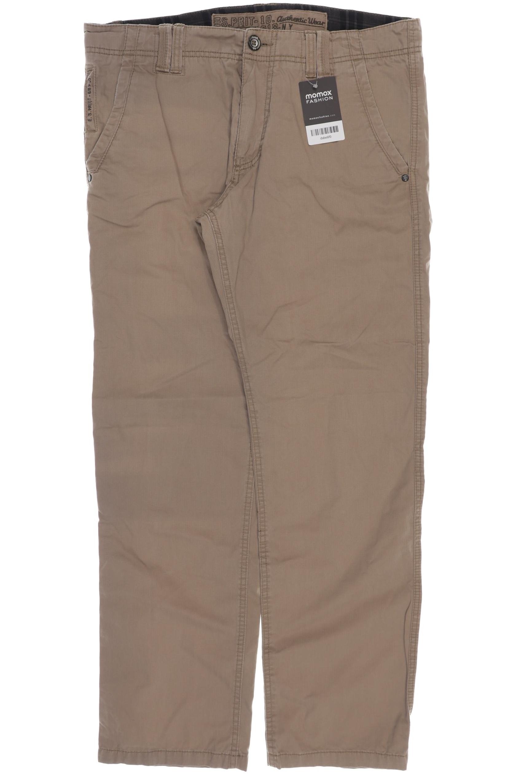 

Esprit Herren Stoffhose, beige, Gr. 34