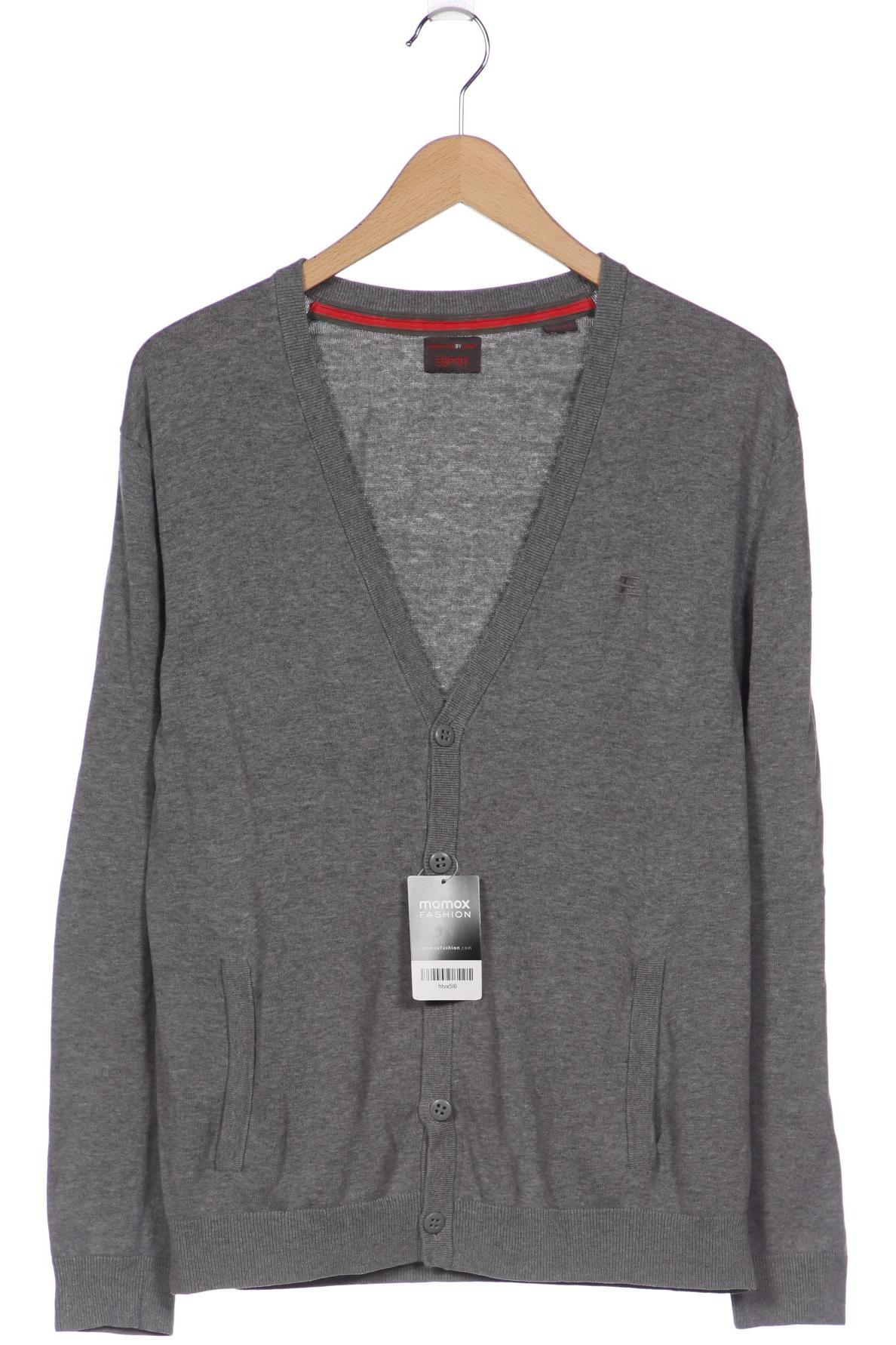 

Esprit Herren Strickjacke, grau, Gr. 48