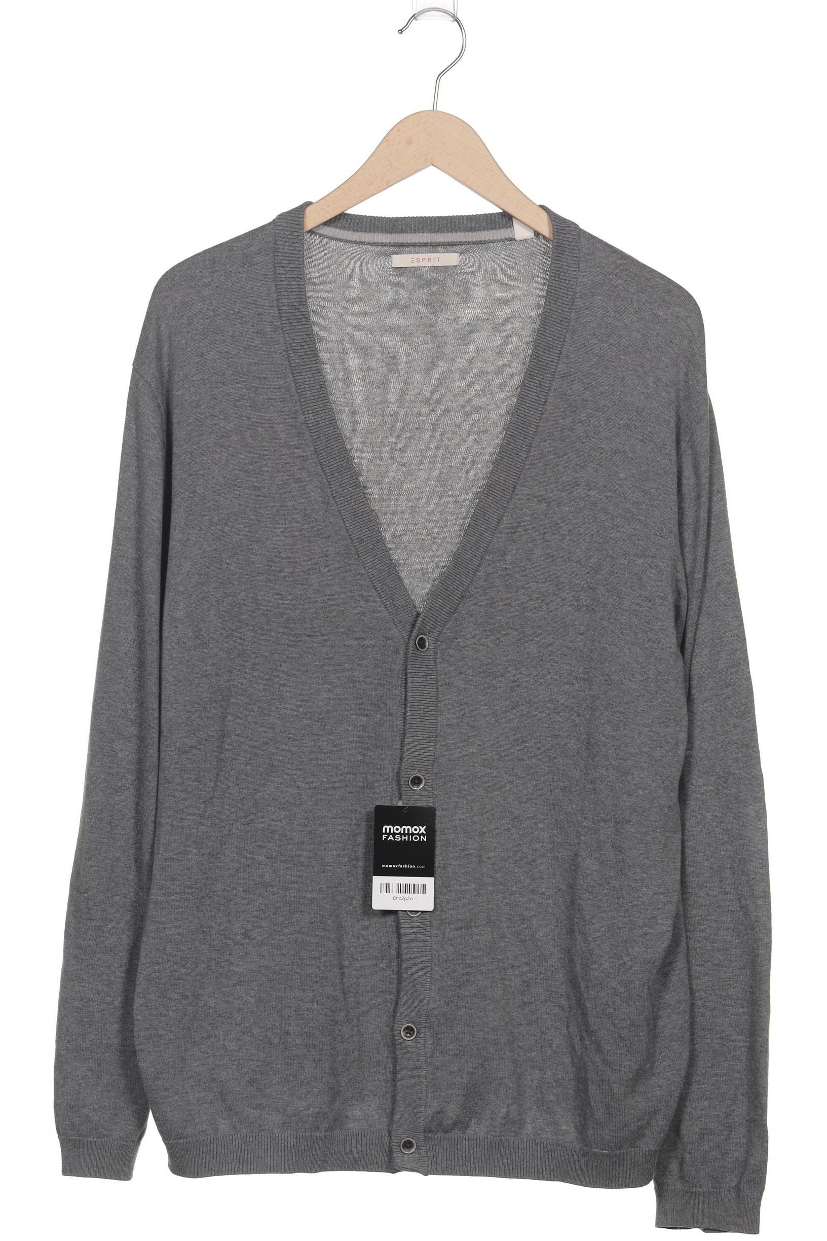 

Esprit Herren Strickjacke, grau, Gr. 56