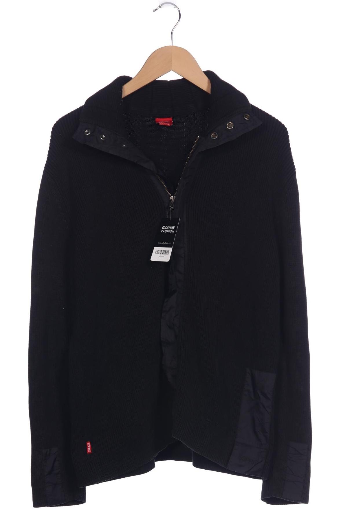 

Esprit Herren Strickjacke, schwarz, Gr. 52