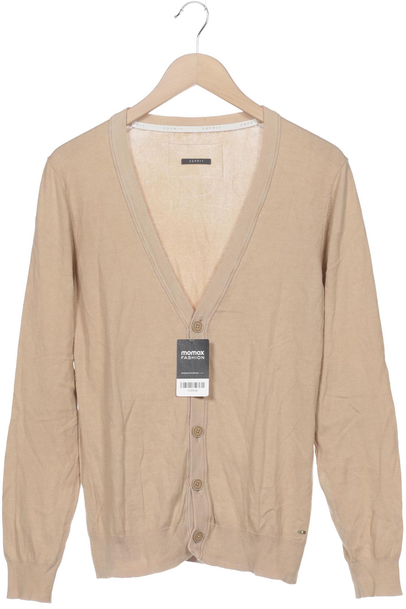 

Esprit Herren Strickjacke, beige, Gr. 48