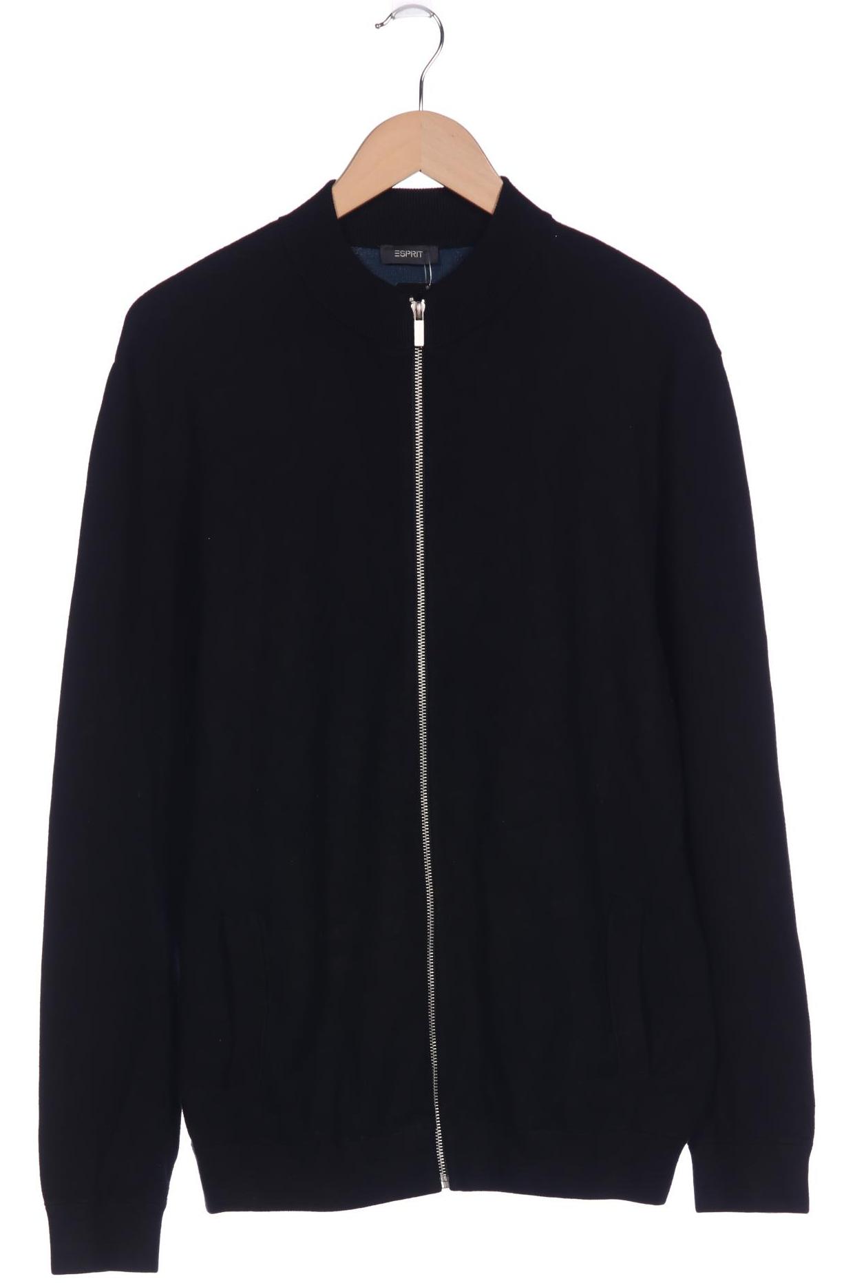 

Esprit Herren Strickjacke, schwarz, Gr. 54