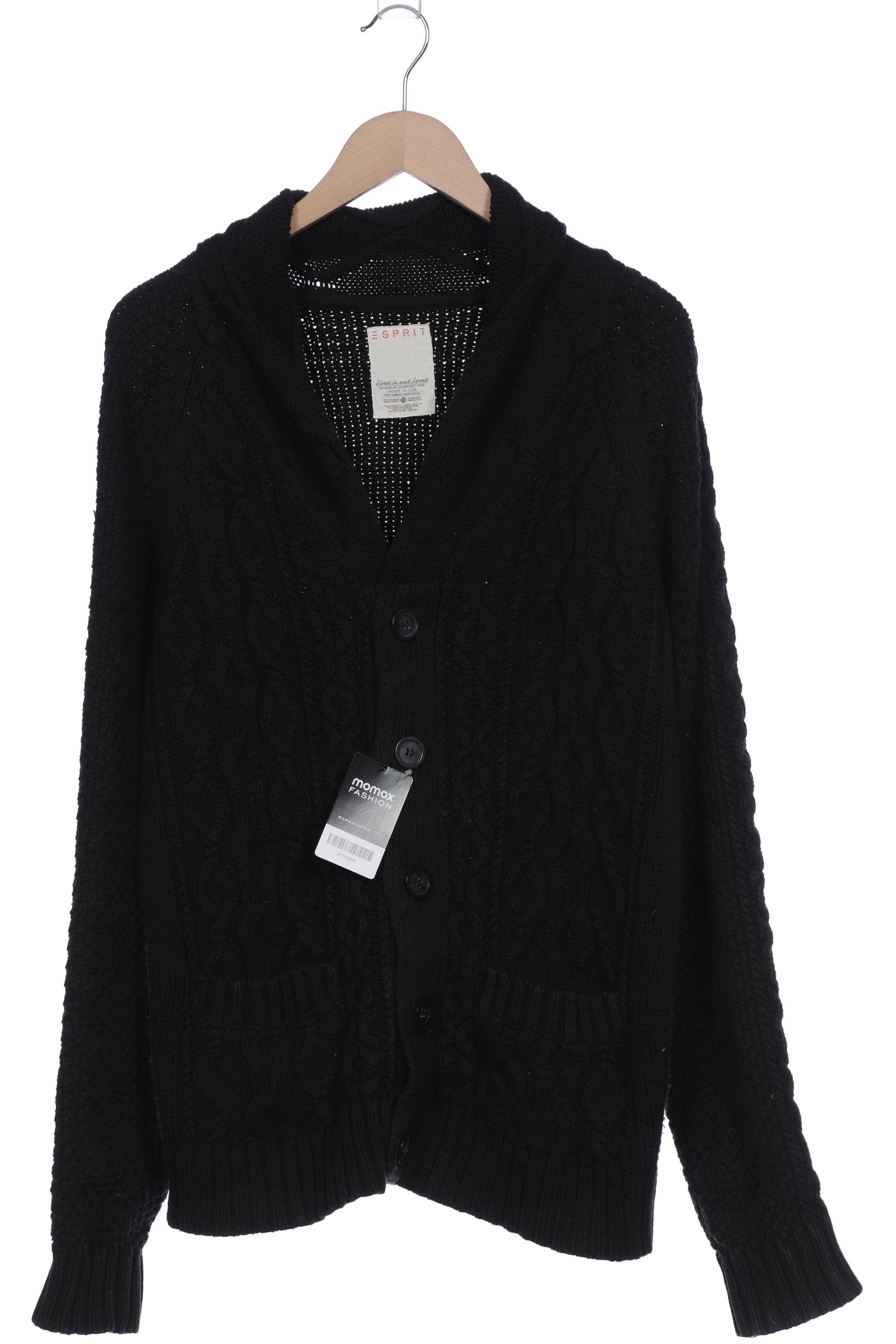 

Esprit Herren Strickjacke, schwarz, Gr. 52