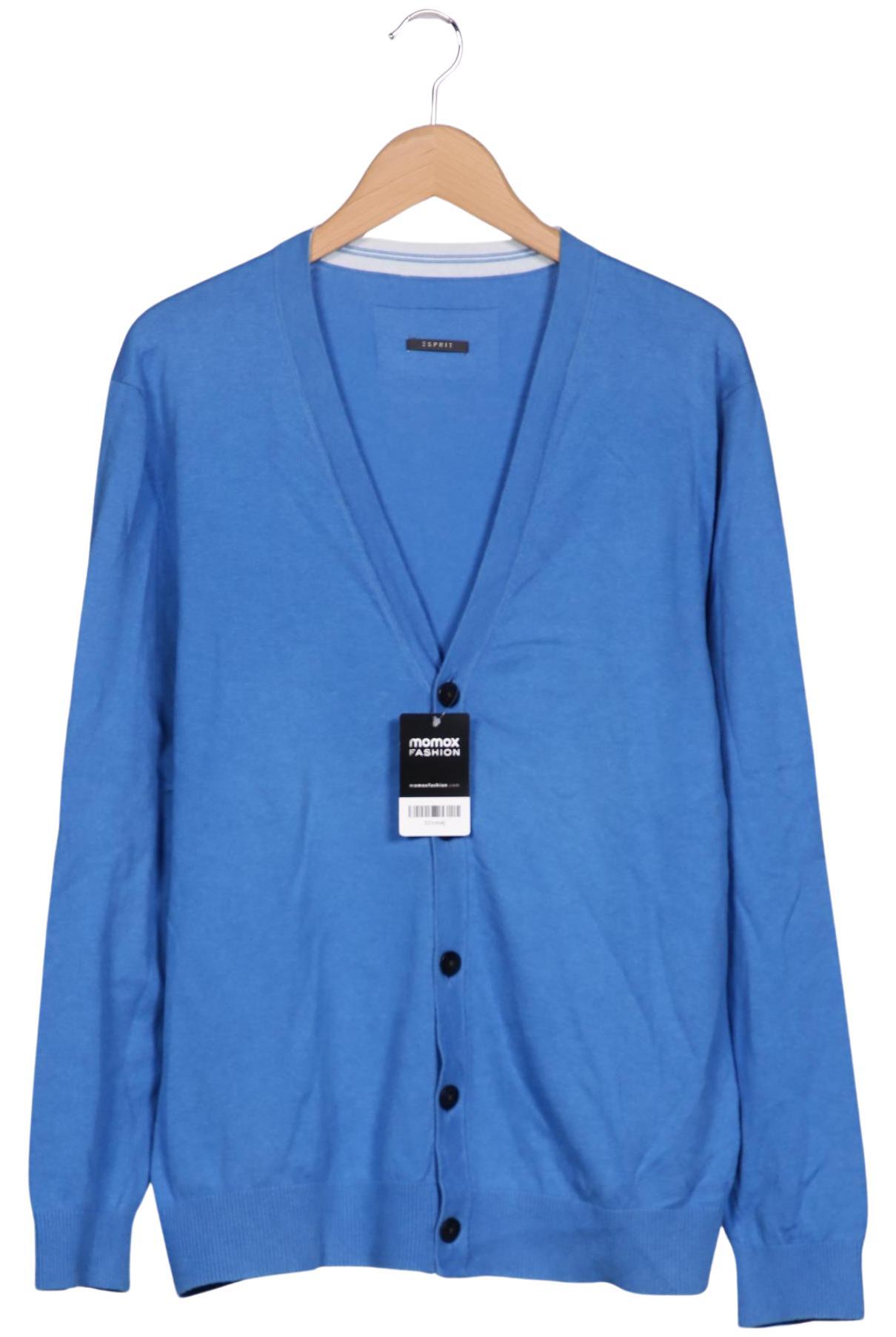 Thumbnail - Esprit Herren Strickjacke, blau, Gr. 54