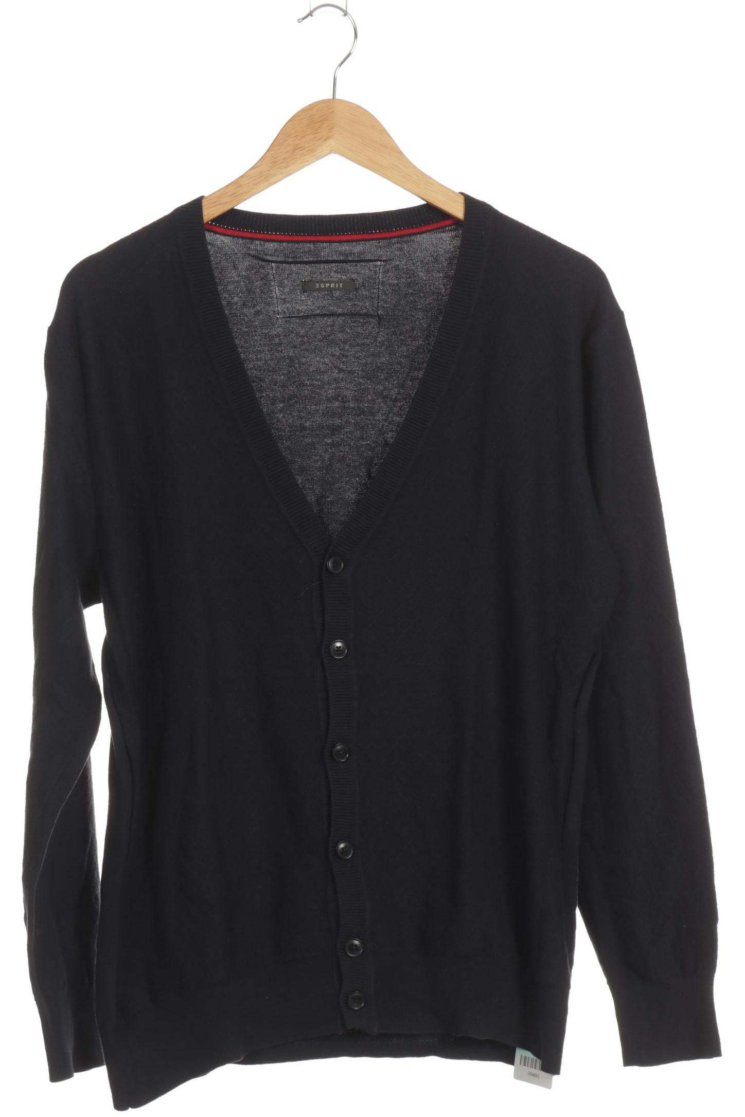 

Esprit Herren Strickjacke, blau, Gr. 58