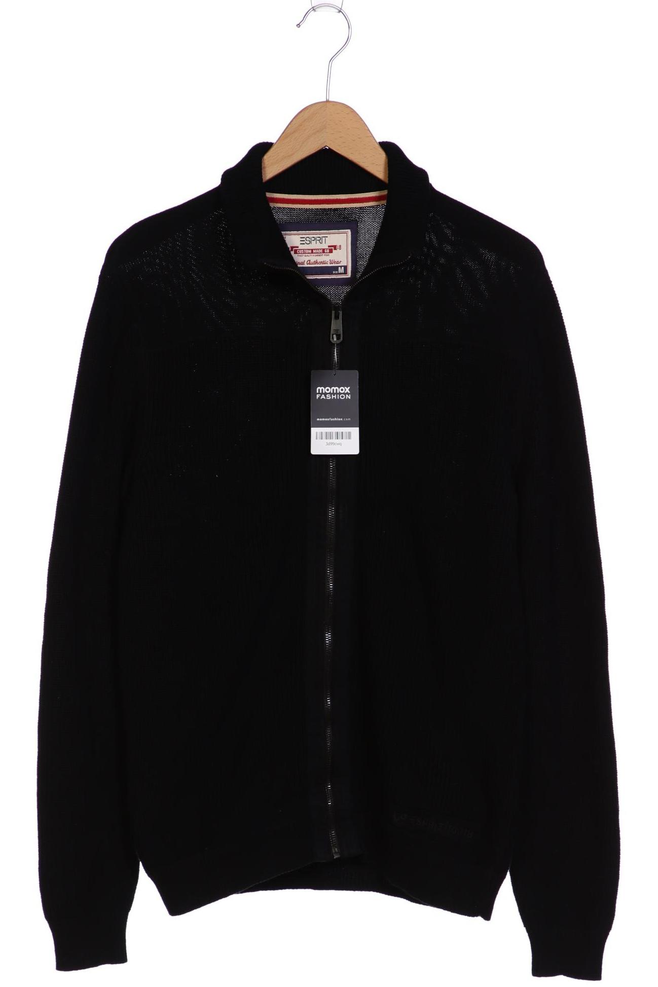 

Esprit Herren Strickjacke, schwarz, Gr. 48