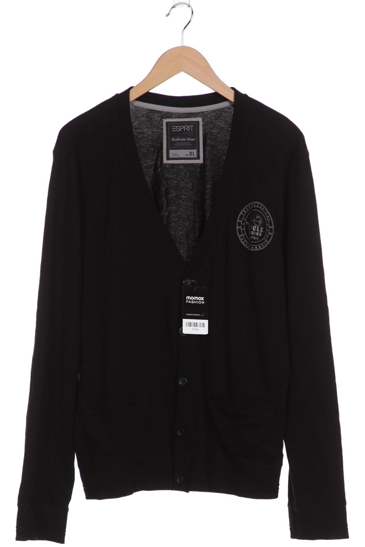 

Esprit Herren Strickjacke, schwarz, Gr. 54