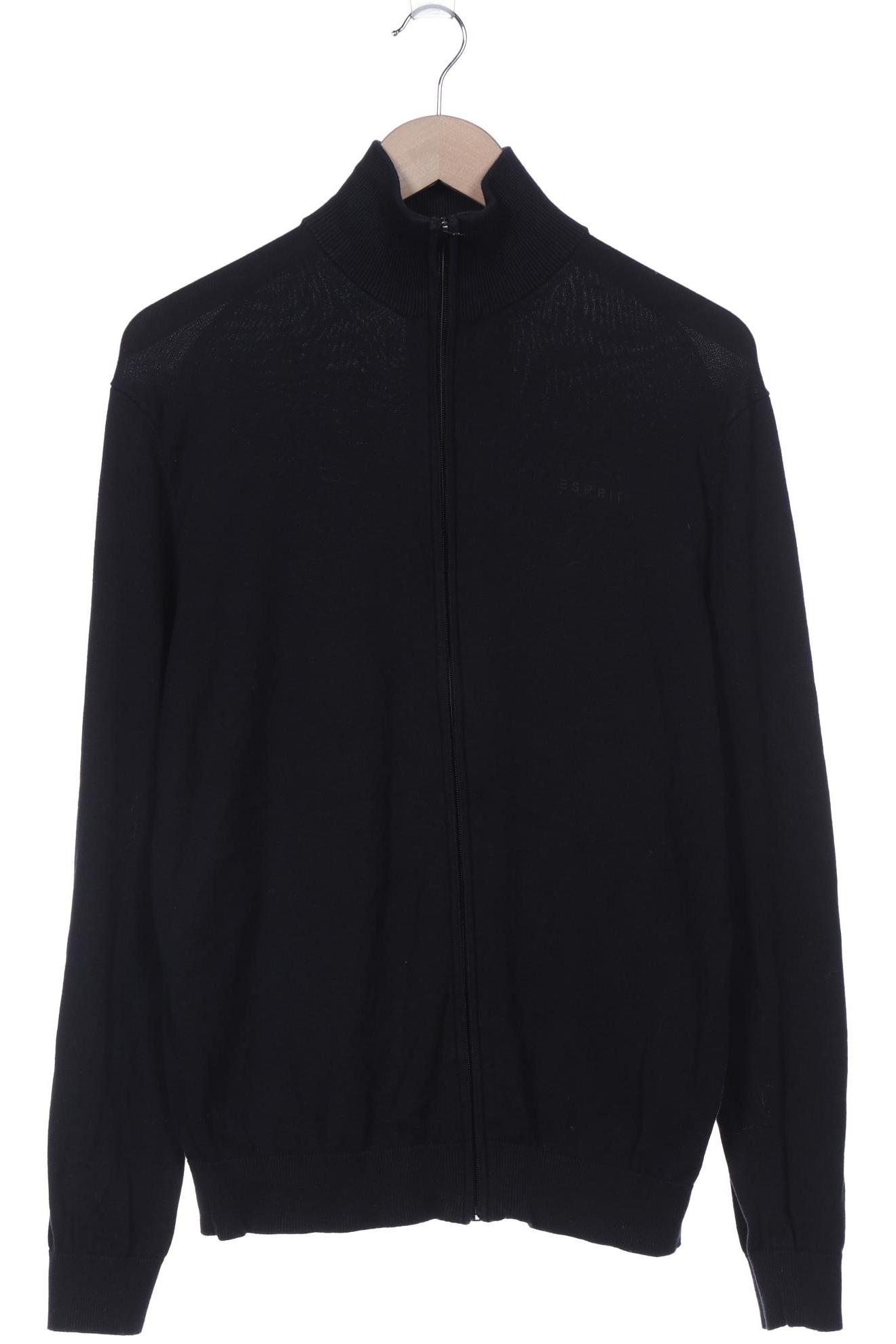 

Esprit Herren Strickjacke, schwarz, Gr. 52