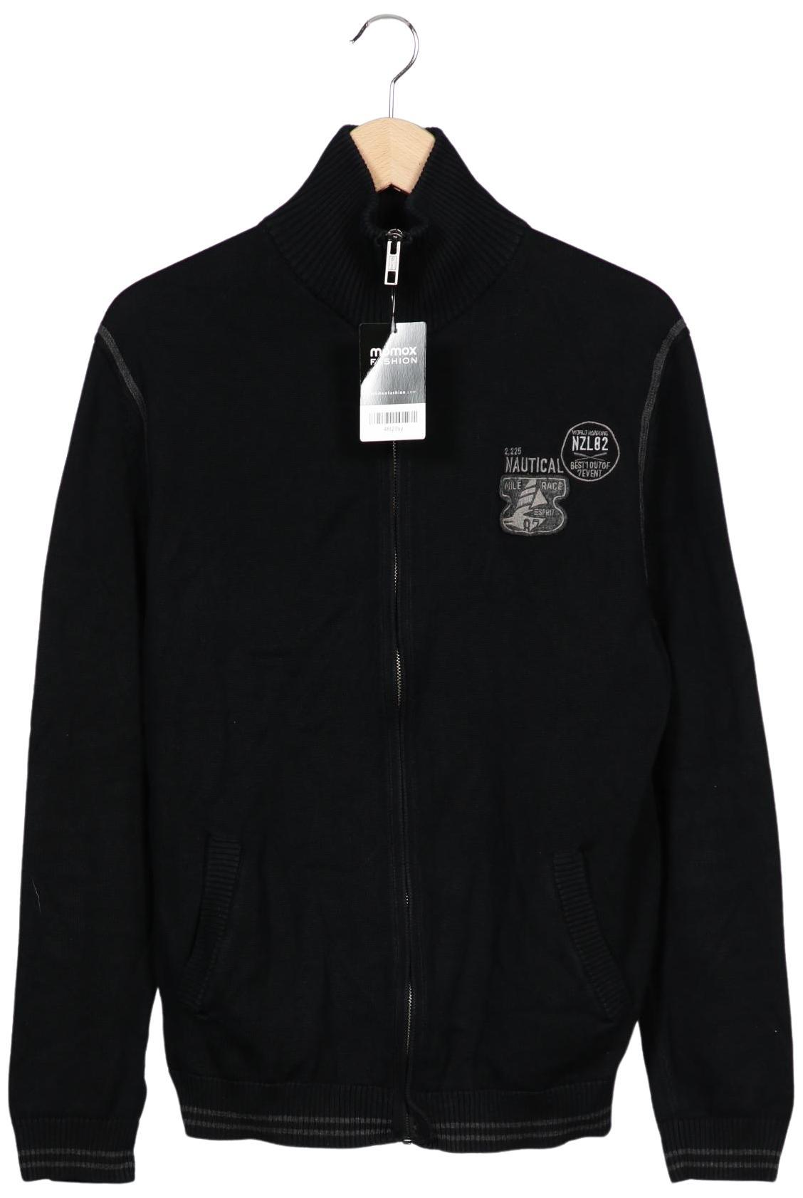 

Esprit Herren Strickjacke, schwarz, Gr. 52