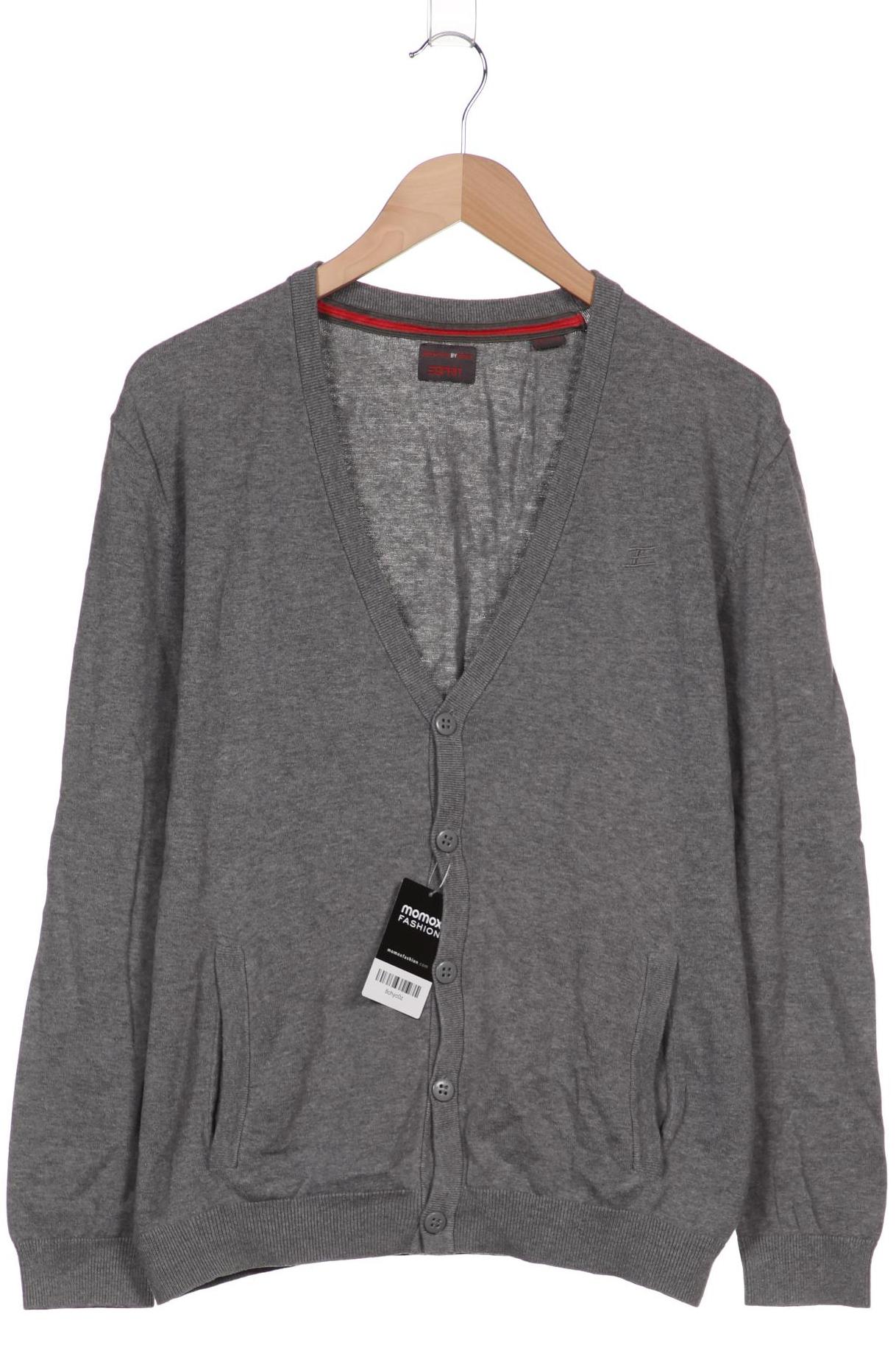 

Esprit Herren Strickjacke, grau, Gr. 48