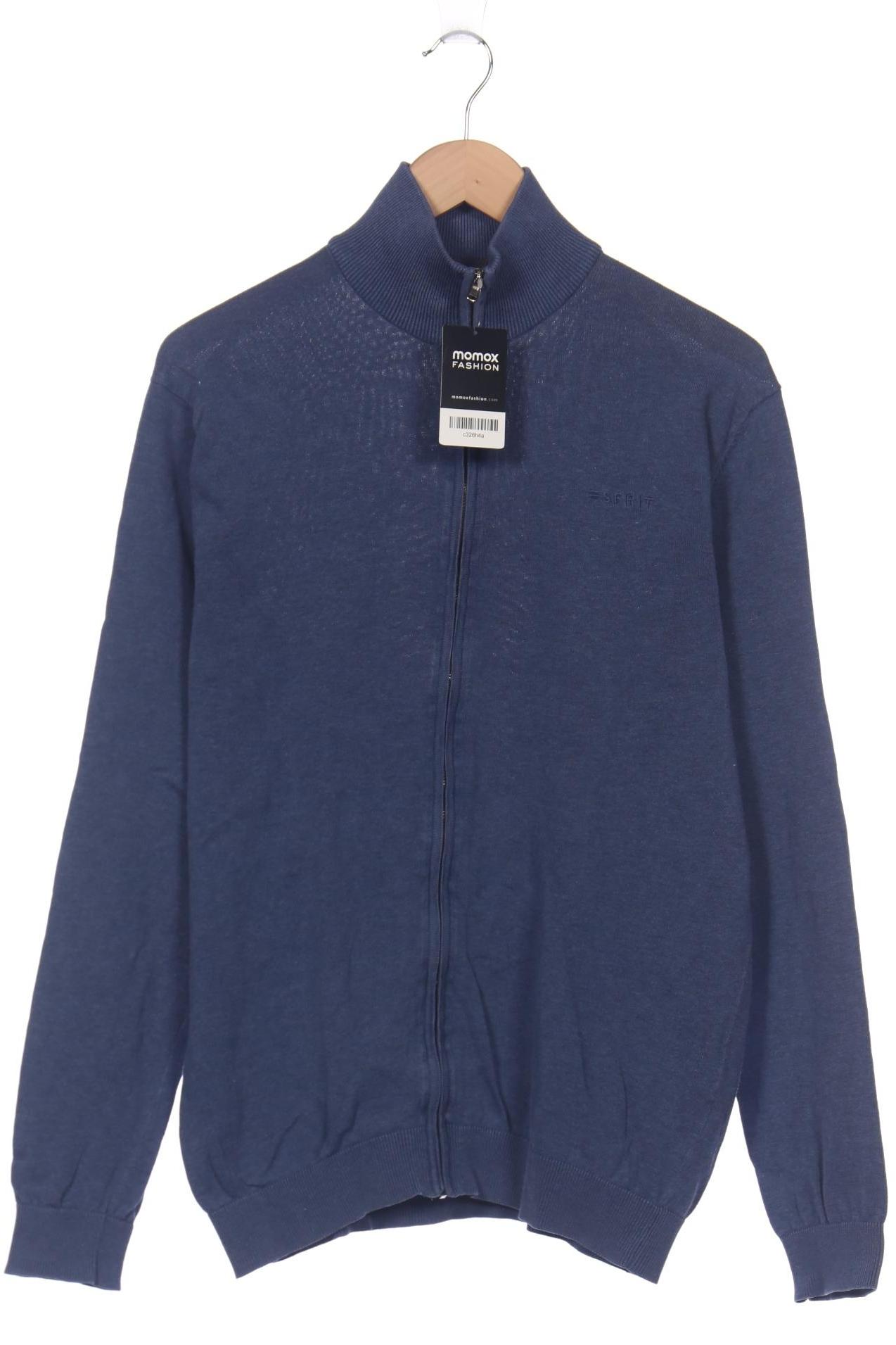 

Esprit Herren Strickjacke, blau, Gr. 52