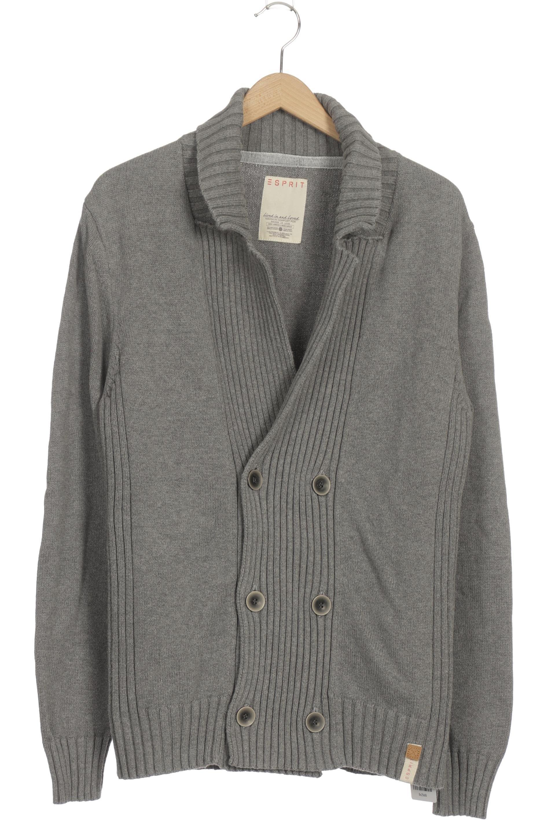 

Esprit Herren Strickjacke, grau, Gr.