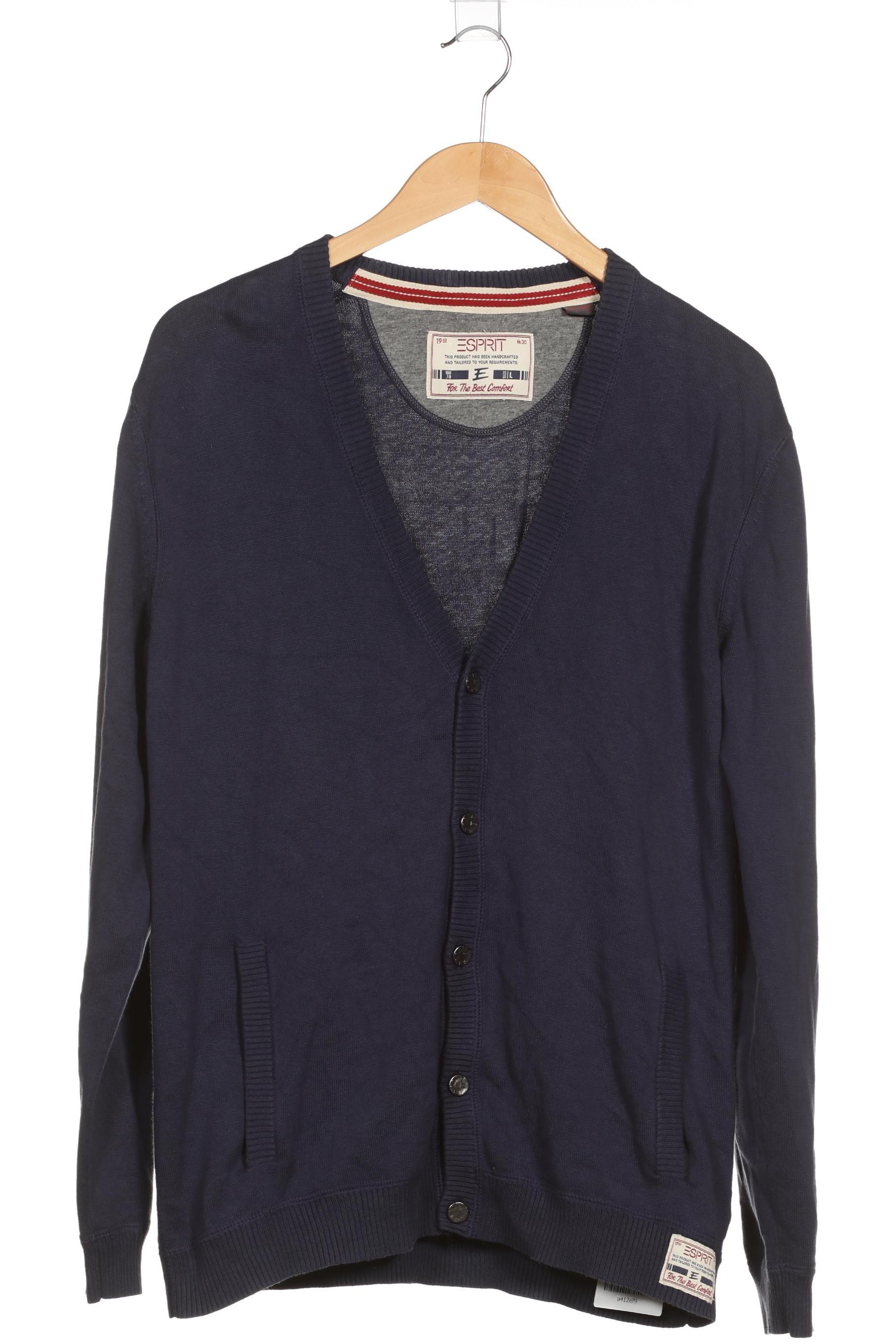

Esprit Herren Strickjacke, blau, Gr.