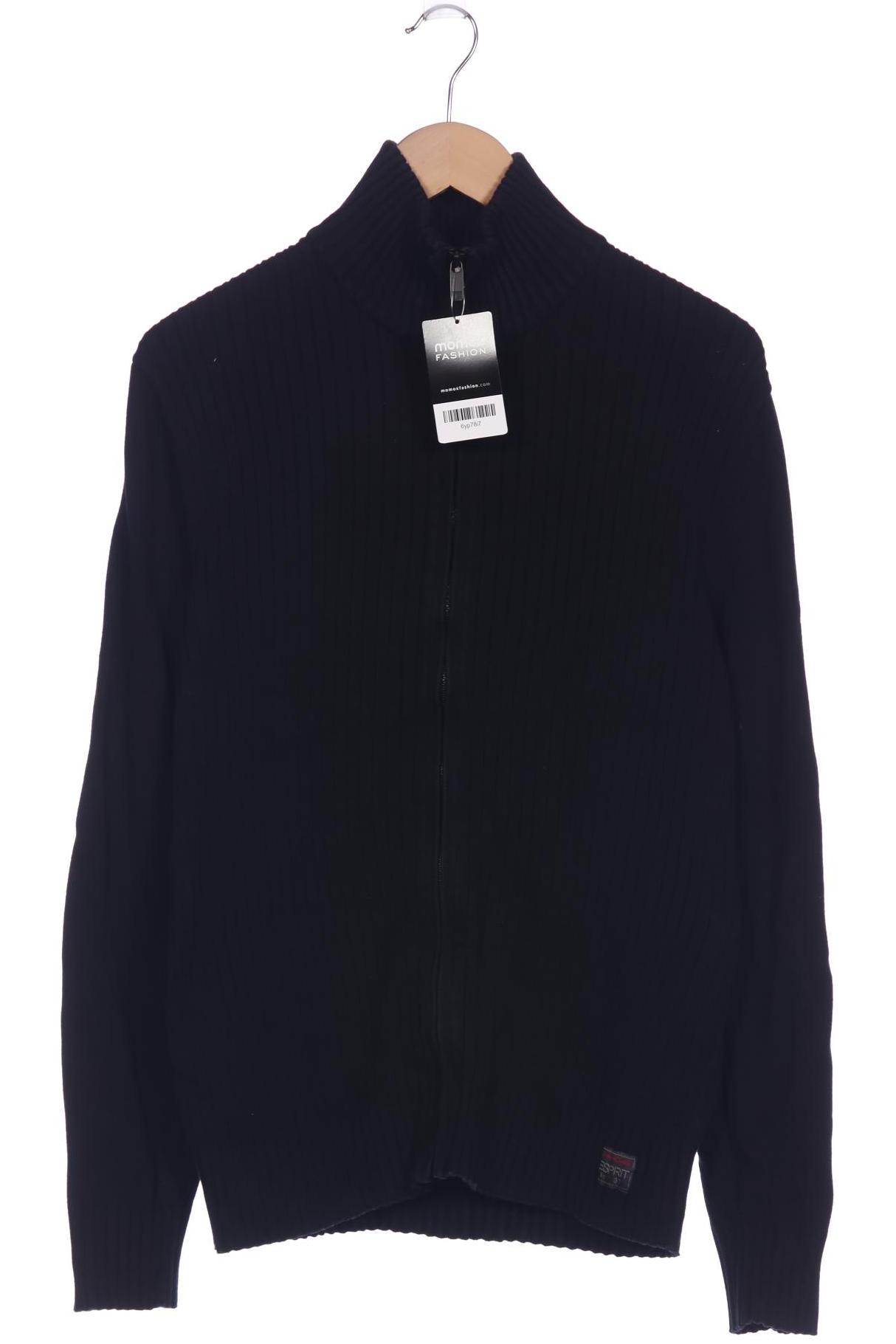 

Esprit Herren Strickjacke, schwarz, Gr. 52