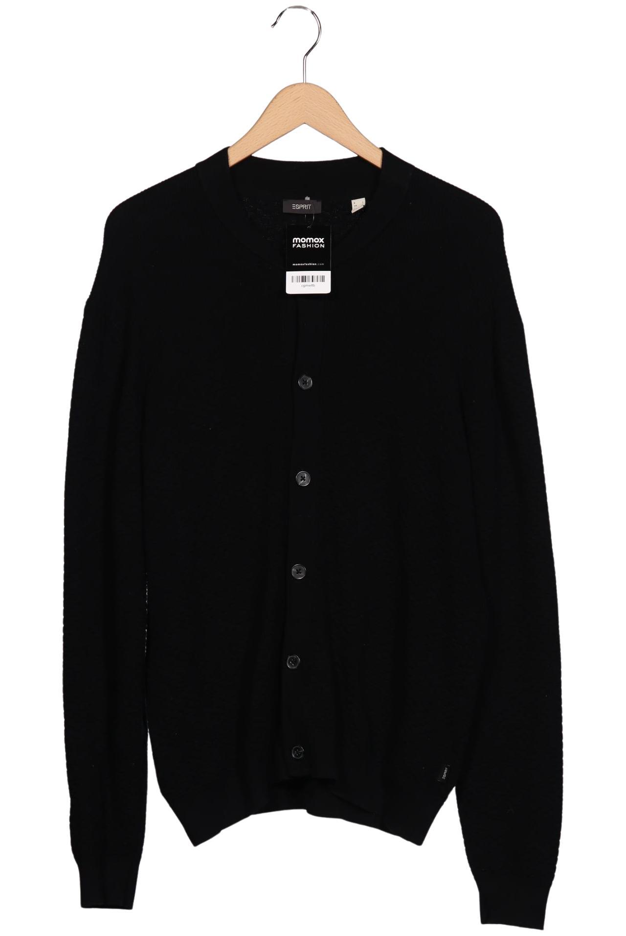

Esprit Herren Strickjacke, schwarz, Gr. 52