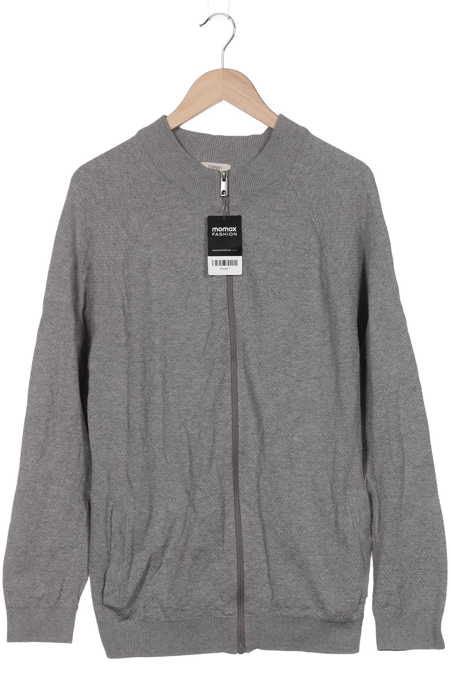 

Esprit Herren Strickjacke, grau, Gr. 56