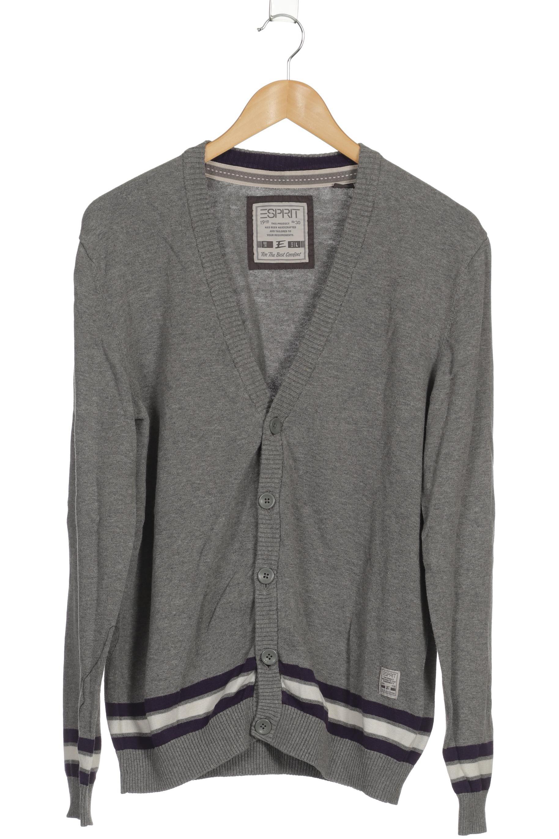 

Esprit Herren Strickjacke, grau, Gr.
