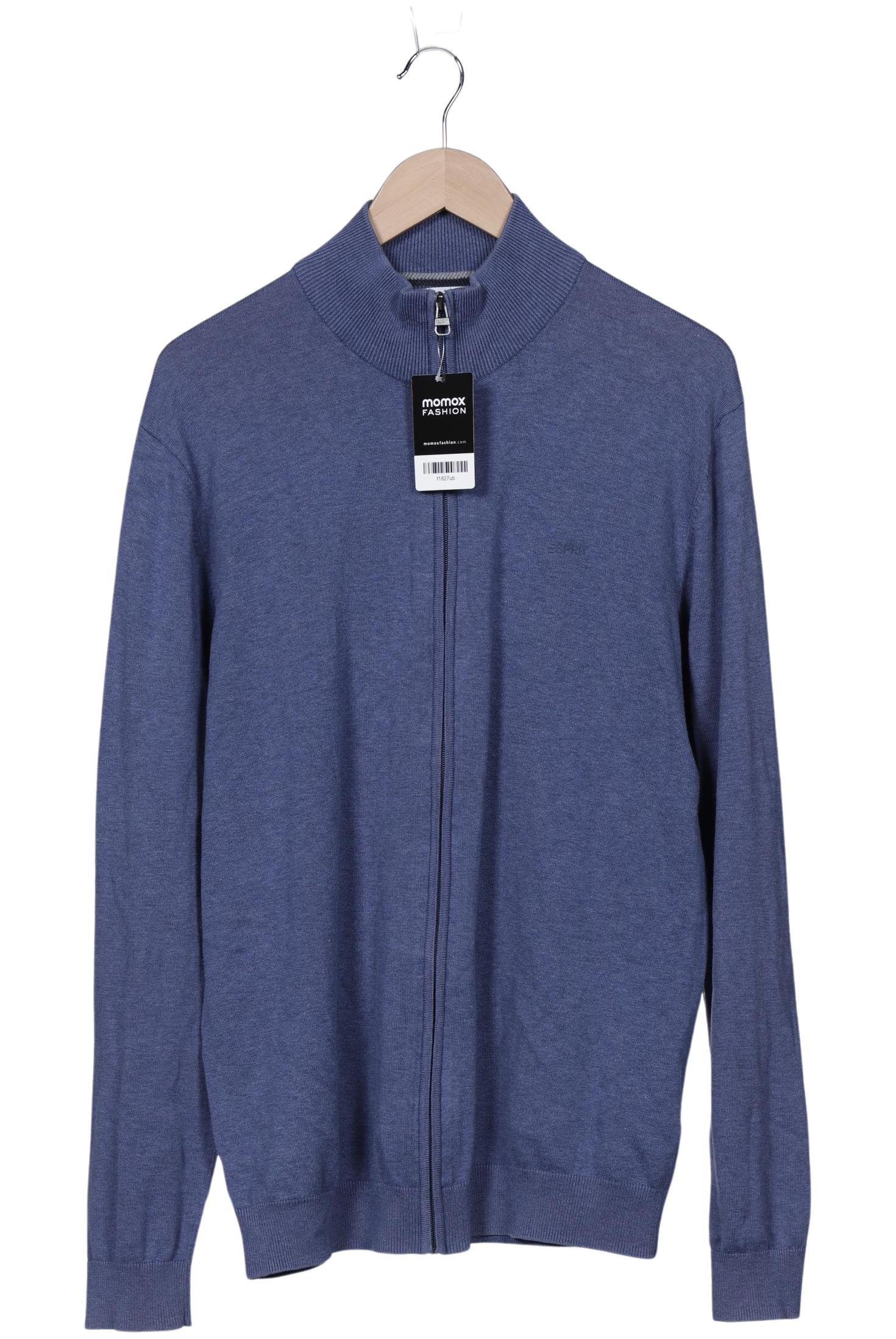 

Esprit Herren Strickjacke, blau, Gr. 54